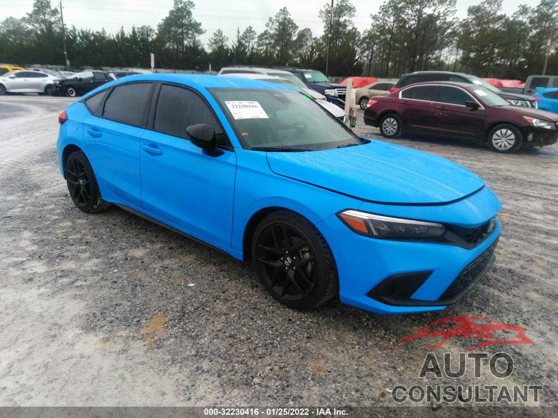 HONDA CIVIC HATCHBACK 2022 - 19XFL2H83NE002895