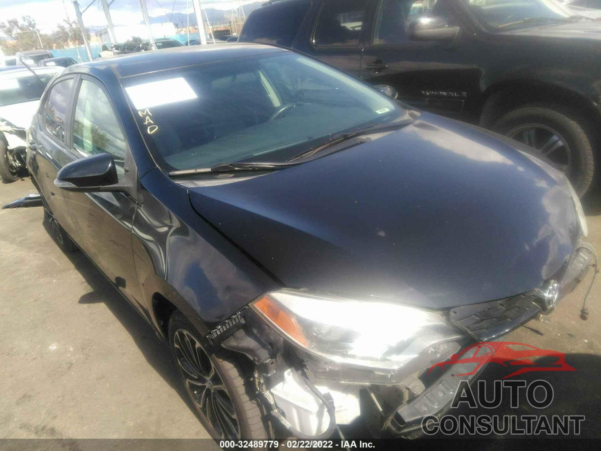 TOYOTA COROLLA 2016 - 5YFBURHEXGP416011