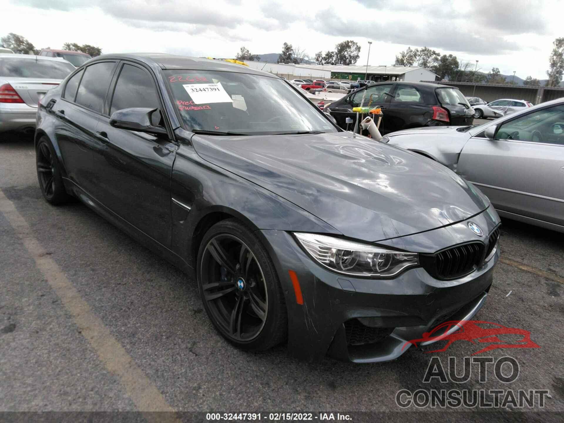 BMW M3 2016 - WBS8M9C56G5D30396