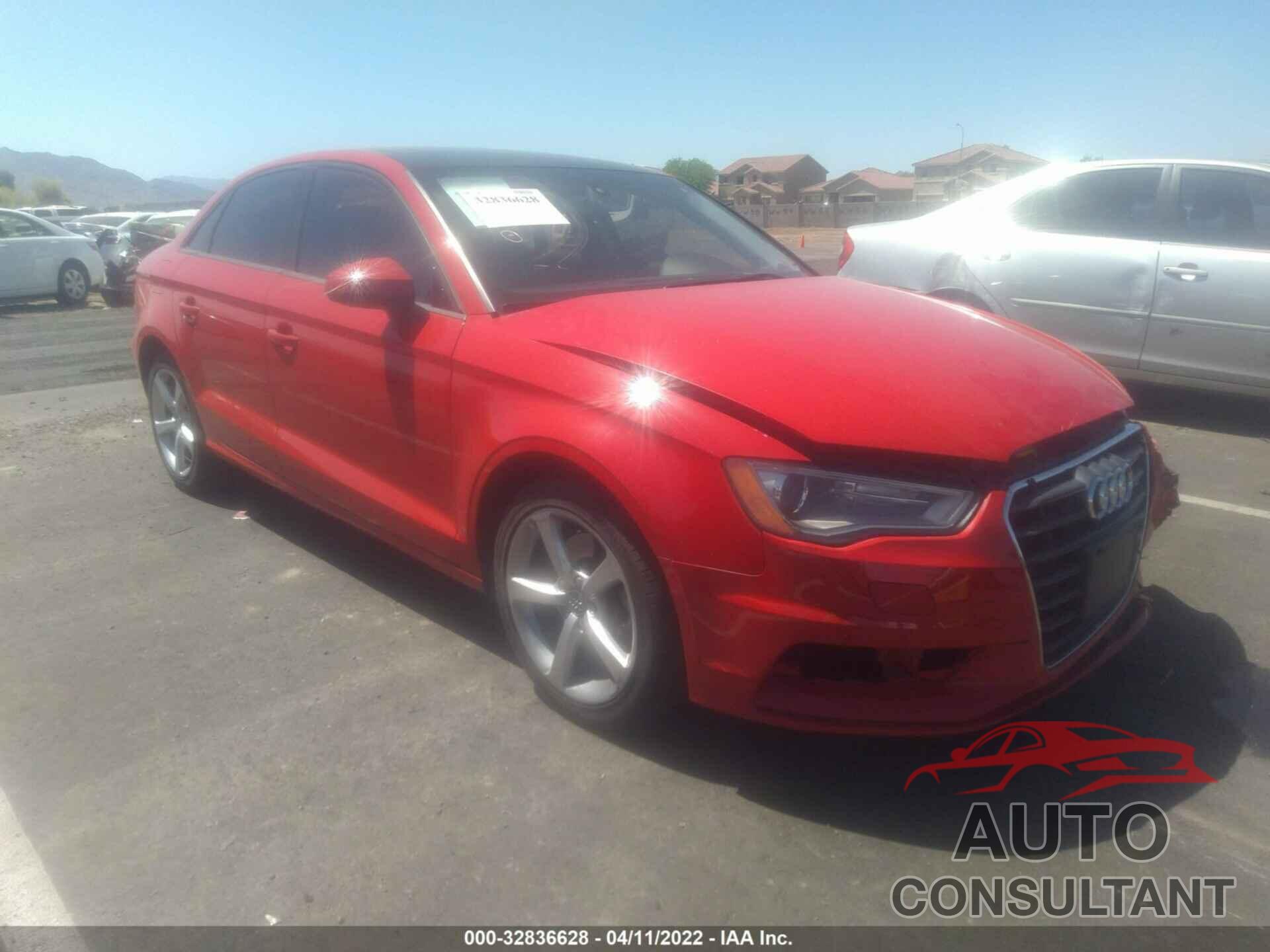 AUDI A3 2016 - WAUA7GFF1G1057961