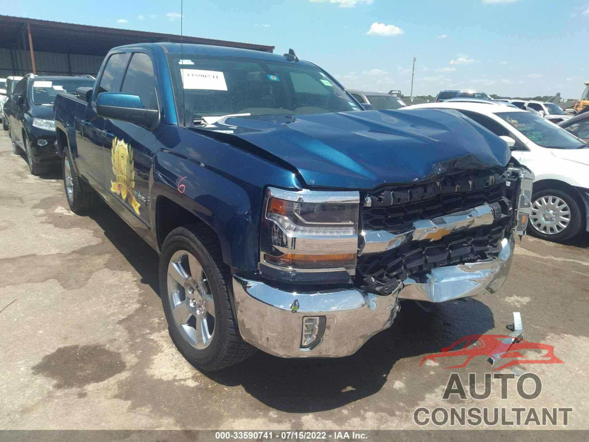 CHEVROLET SILVERADO 1500 2018 - 1GCRCREC8JZ123256