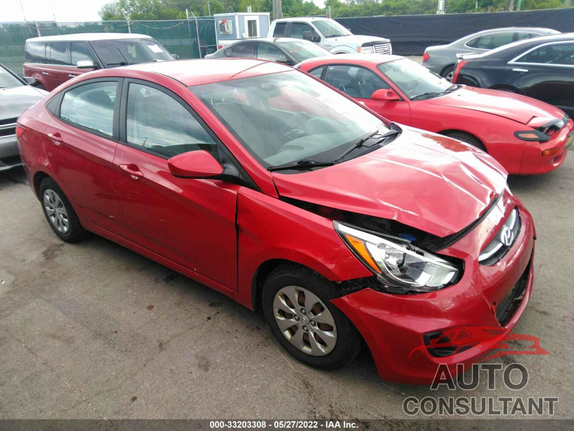 HYUNDAI ACCENT 2016 - KMHCT4AE9GU998752