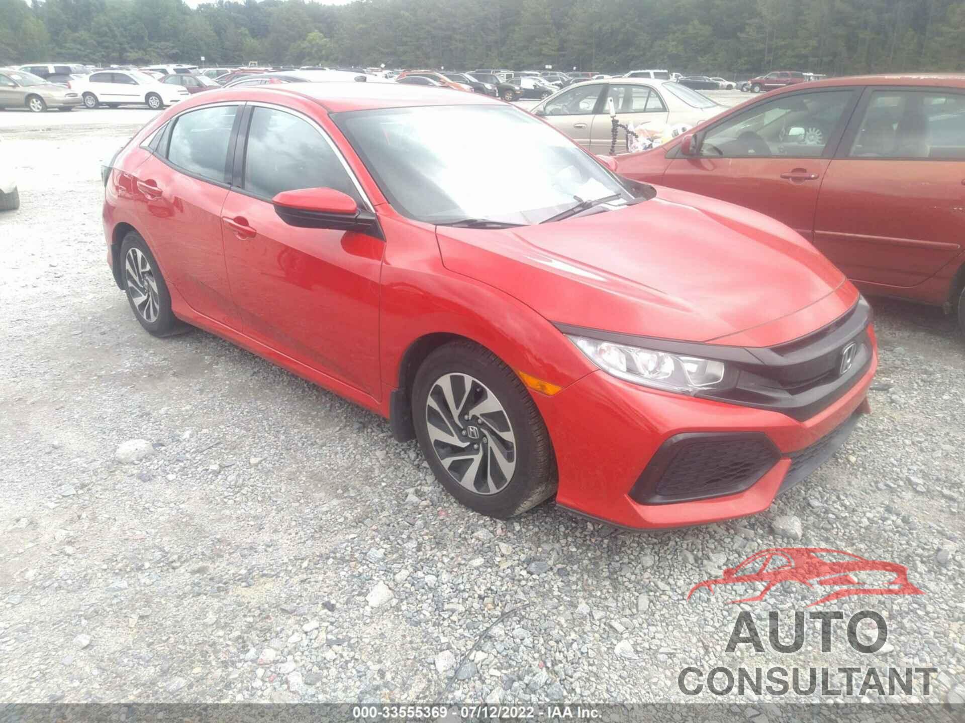 HONDA CIVIC HATCHBACK 2017 - SHHFK7H23HU217041