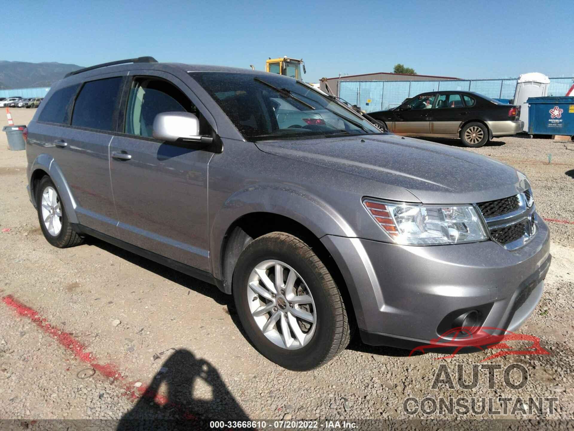 DODGE JOURNEY 2017 - 3C4PDDBG6HT574573
