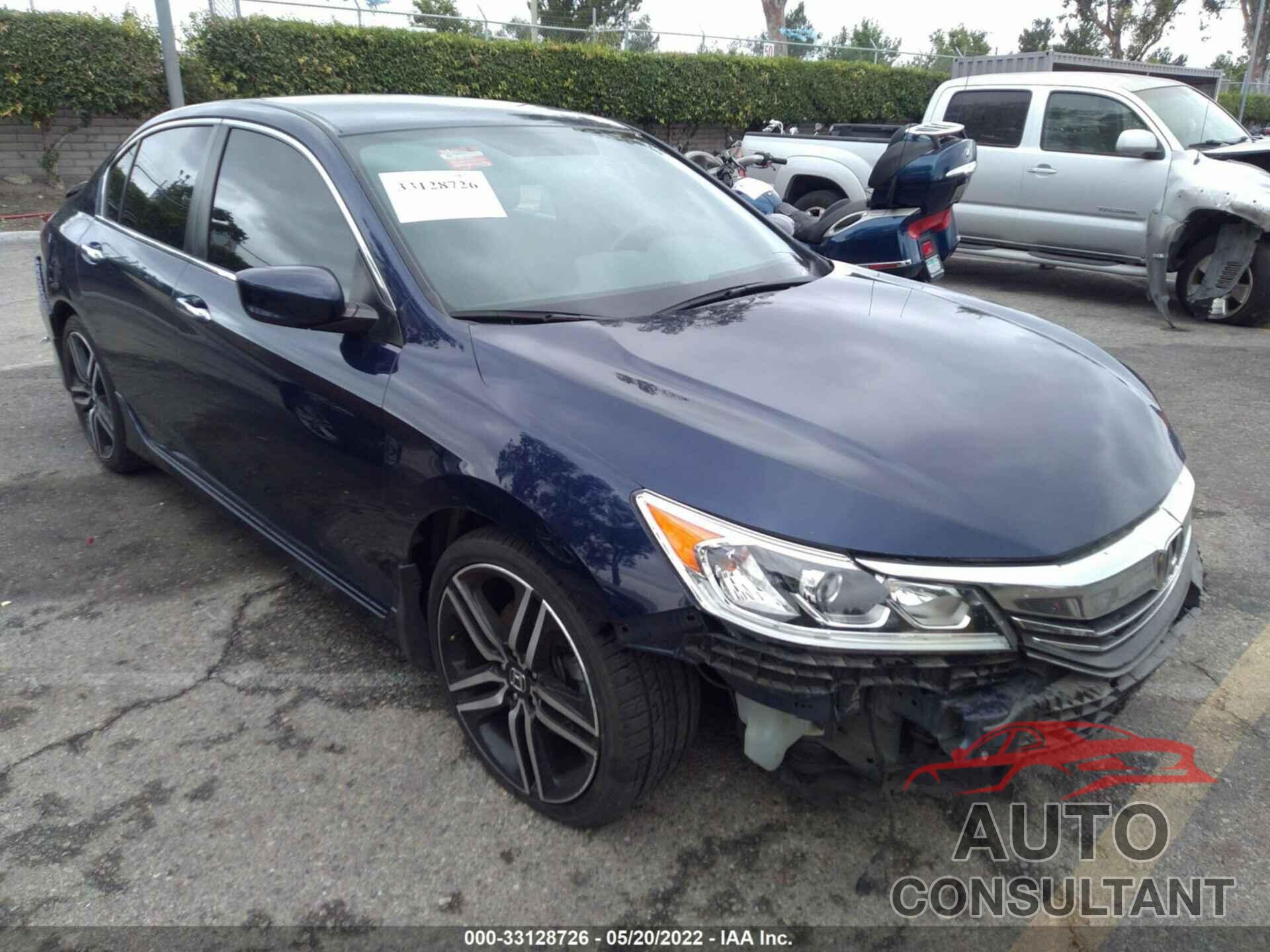 HONDA ACCORD SEDAN 2016 - 1HGCR2F5XGA014916