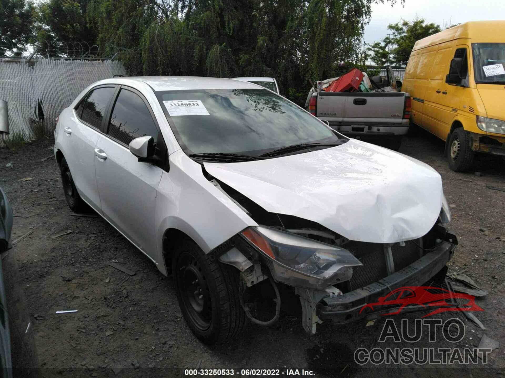 TOYOTA COROLLA 2016 - 2T1BURHE0GC531765