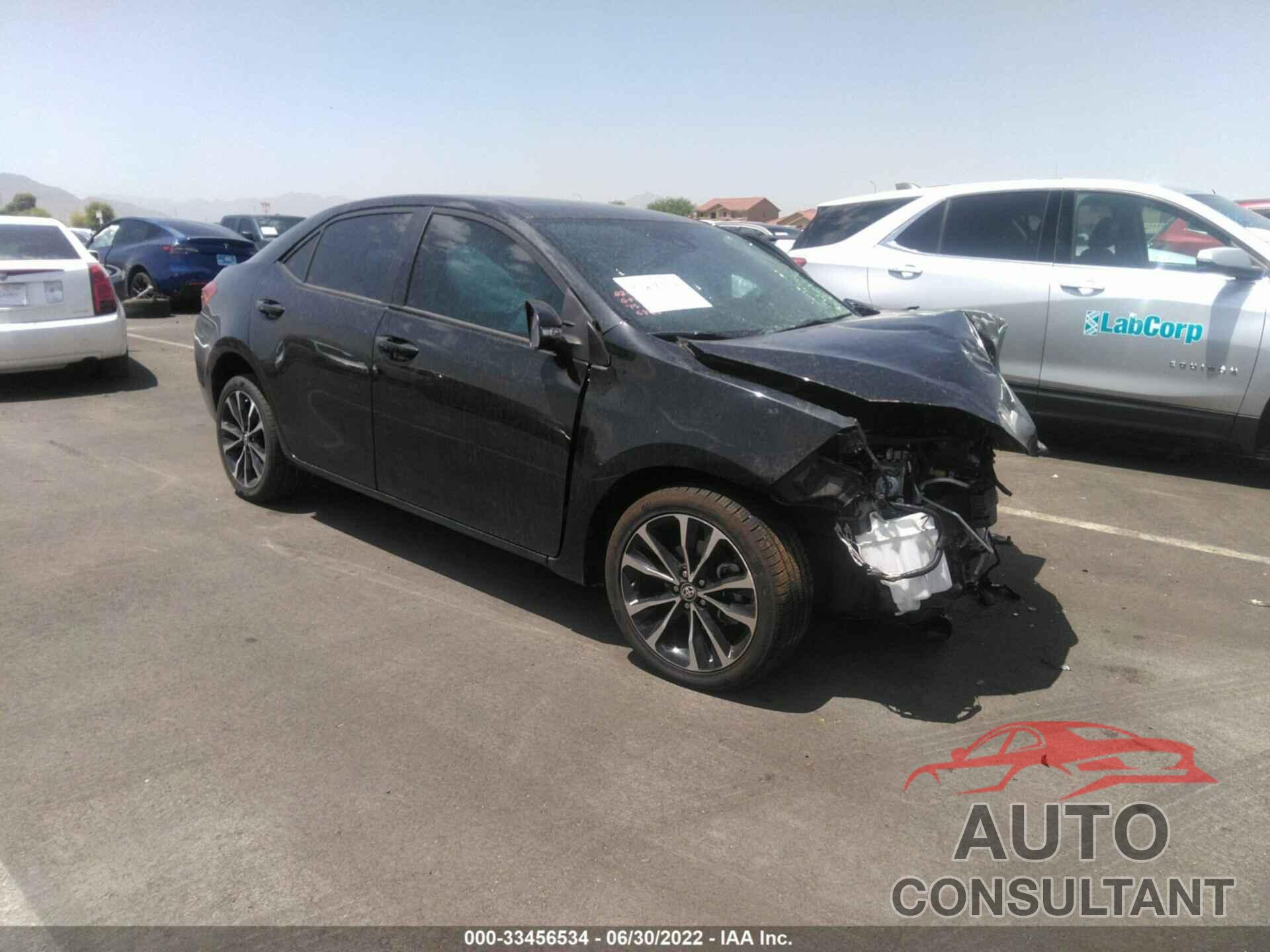 TOYOTA COROLLA 2019 - 2T1BURHE2KC215860