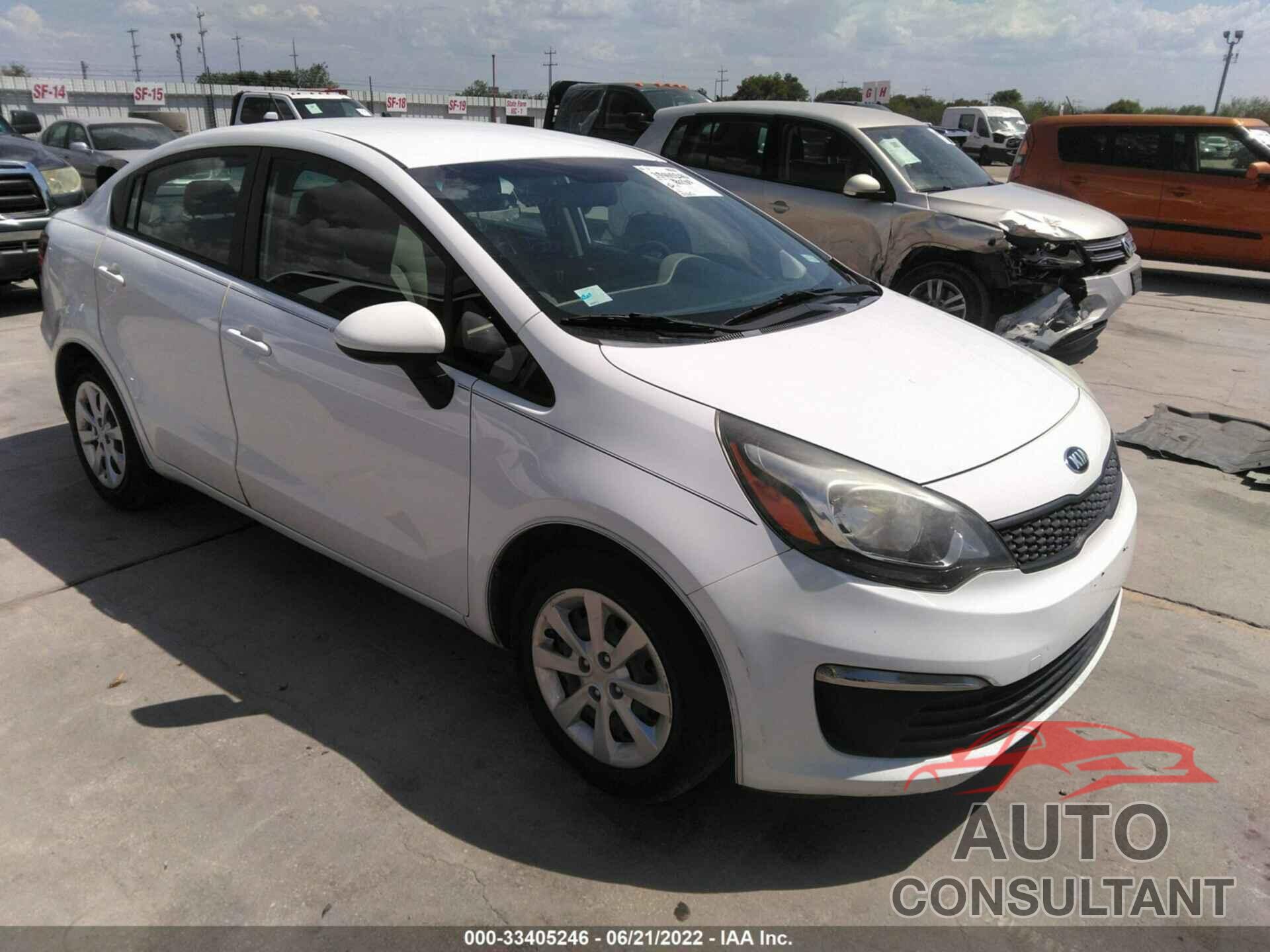 KIA RIO 2016 - KNADM4A38G6639995