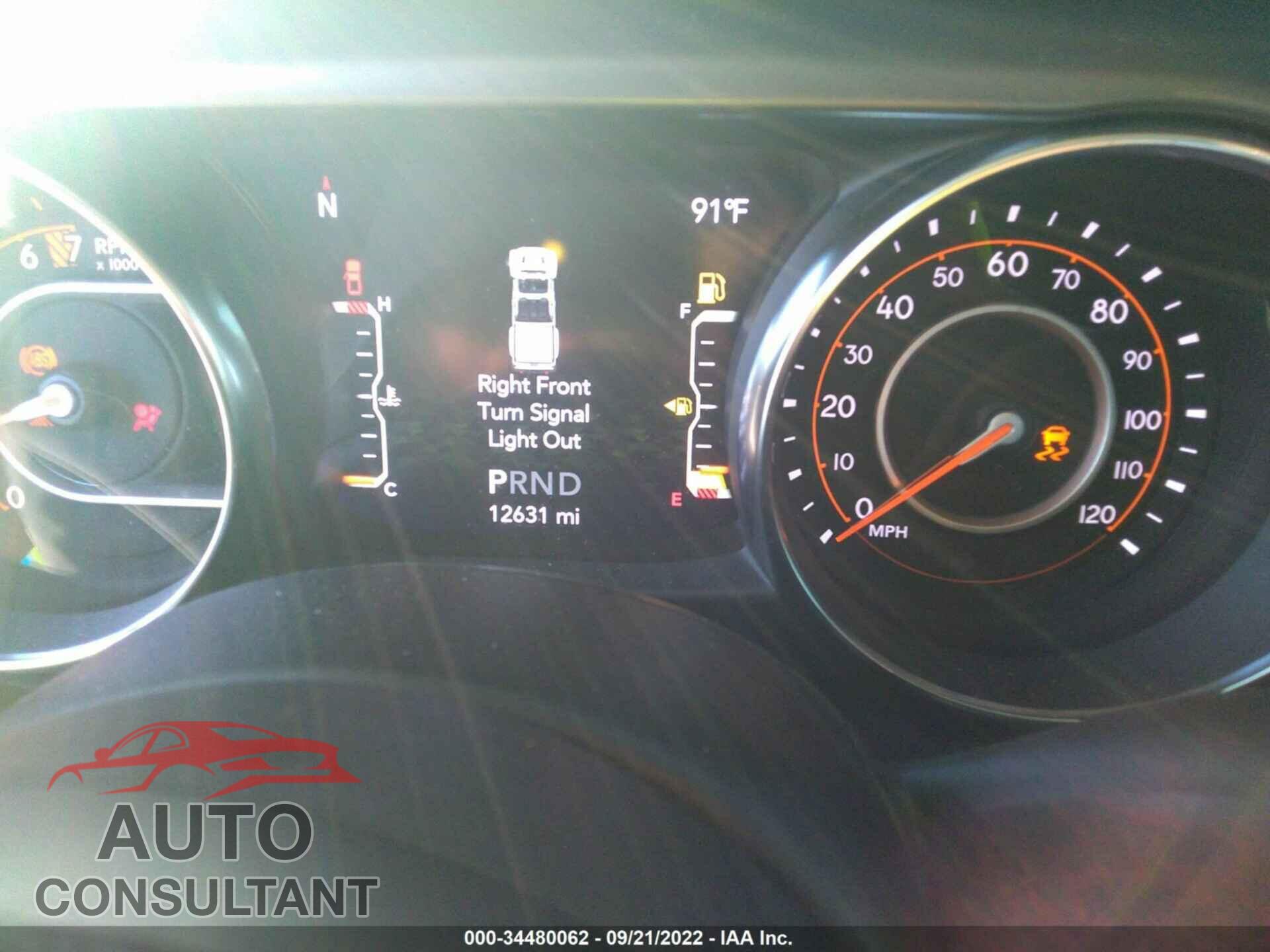 JEEP GLADIATOR 2021 - 1C6HJTAG2ML606747