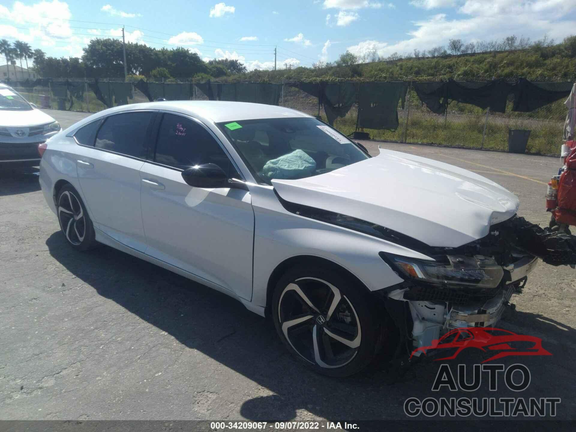 HONDA ACCORD SEDAN 2021 - 1HGCV1F34MA072942