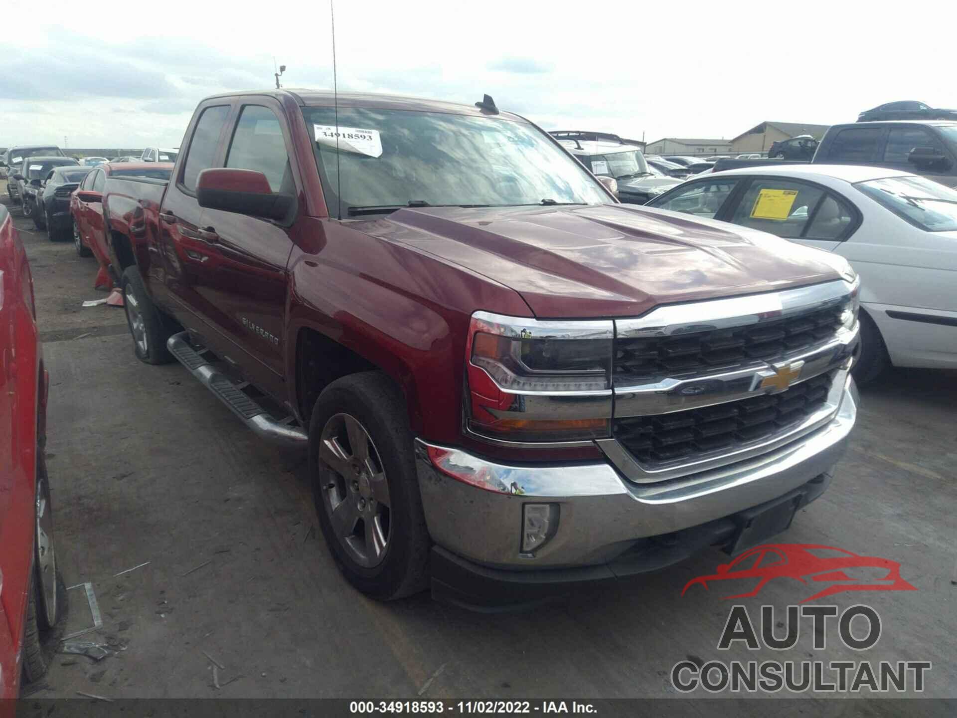 CHEVROLET SILVERADO 1500 2016 - 1GCVKREH9GZ160791