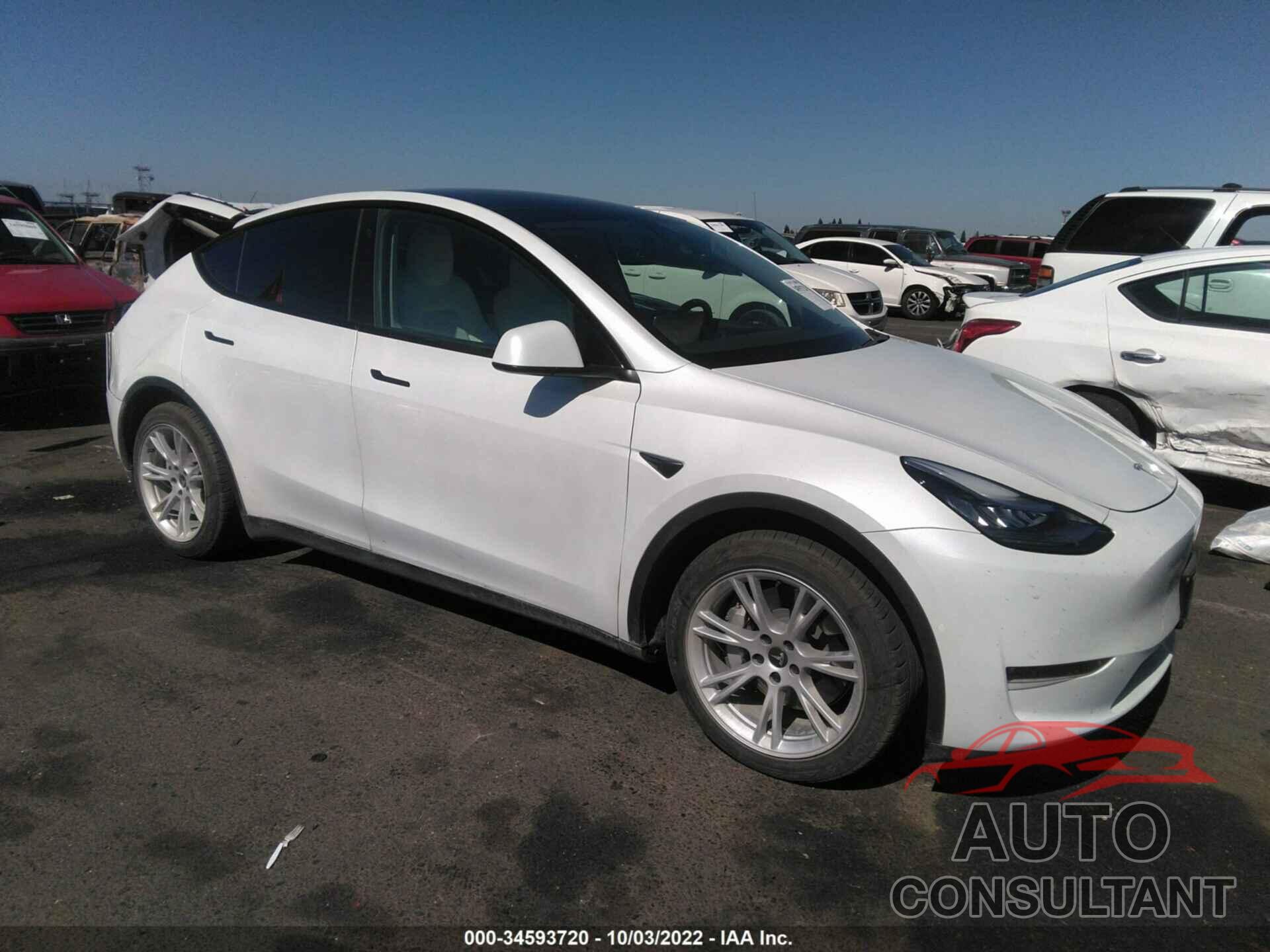 TESLA MODEL Y 2020 - 5YJYGDEE0LF014688