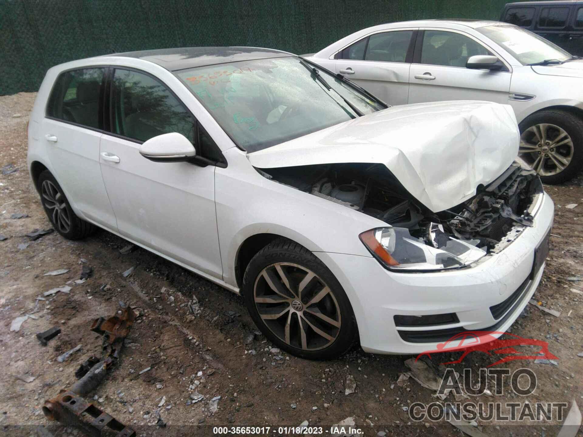 VOLKSWAGEN GOLF 2017 - 3VW217AU0HM039726