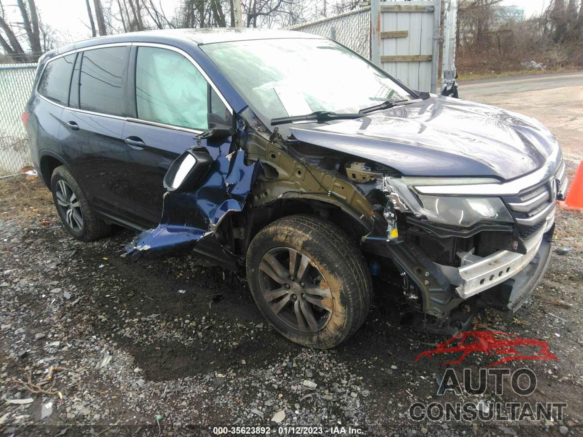 HONDA PILOT 2016 - 5FNYF6H37GB017991