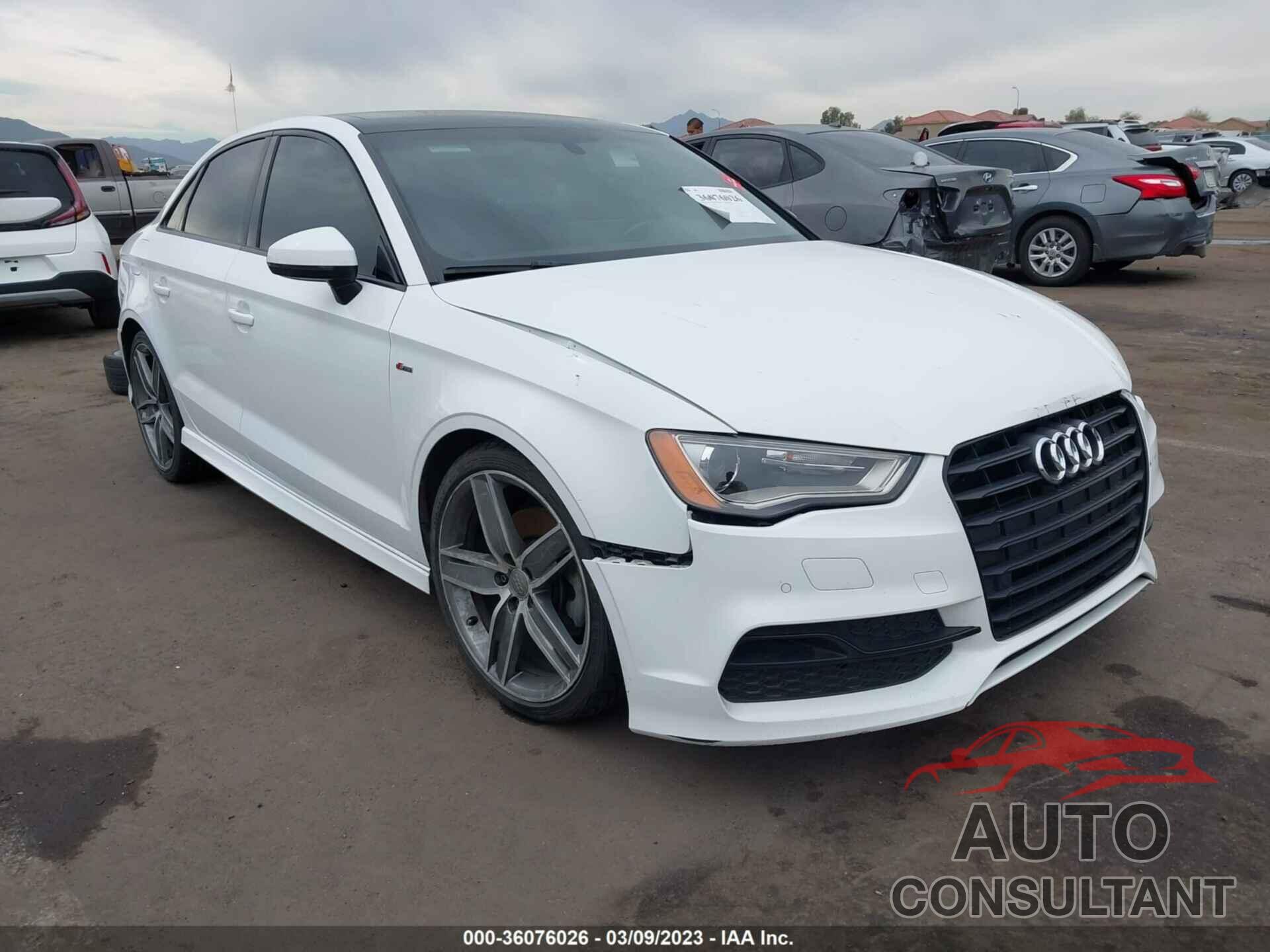 AUDI A3 2016 - WAUA7GFF5G1109916