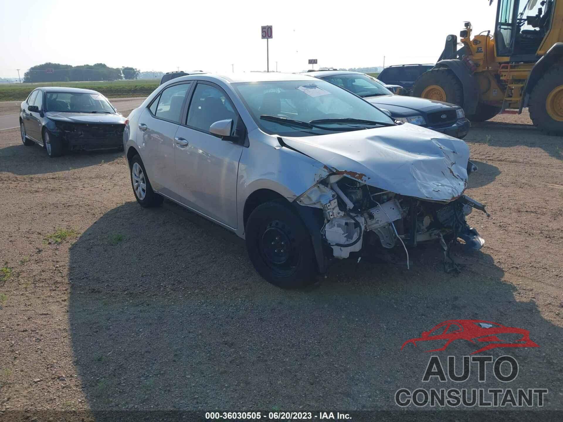 TOYOTA COROLLA 2016 - 2T1BURHEXGC699381