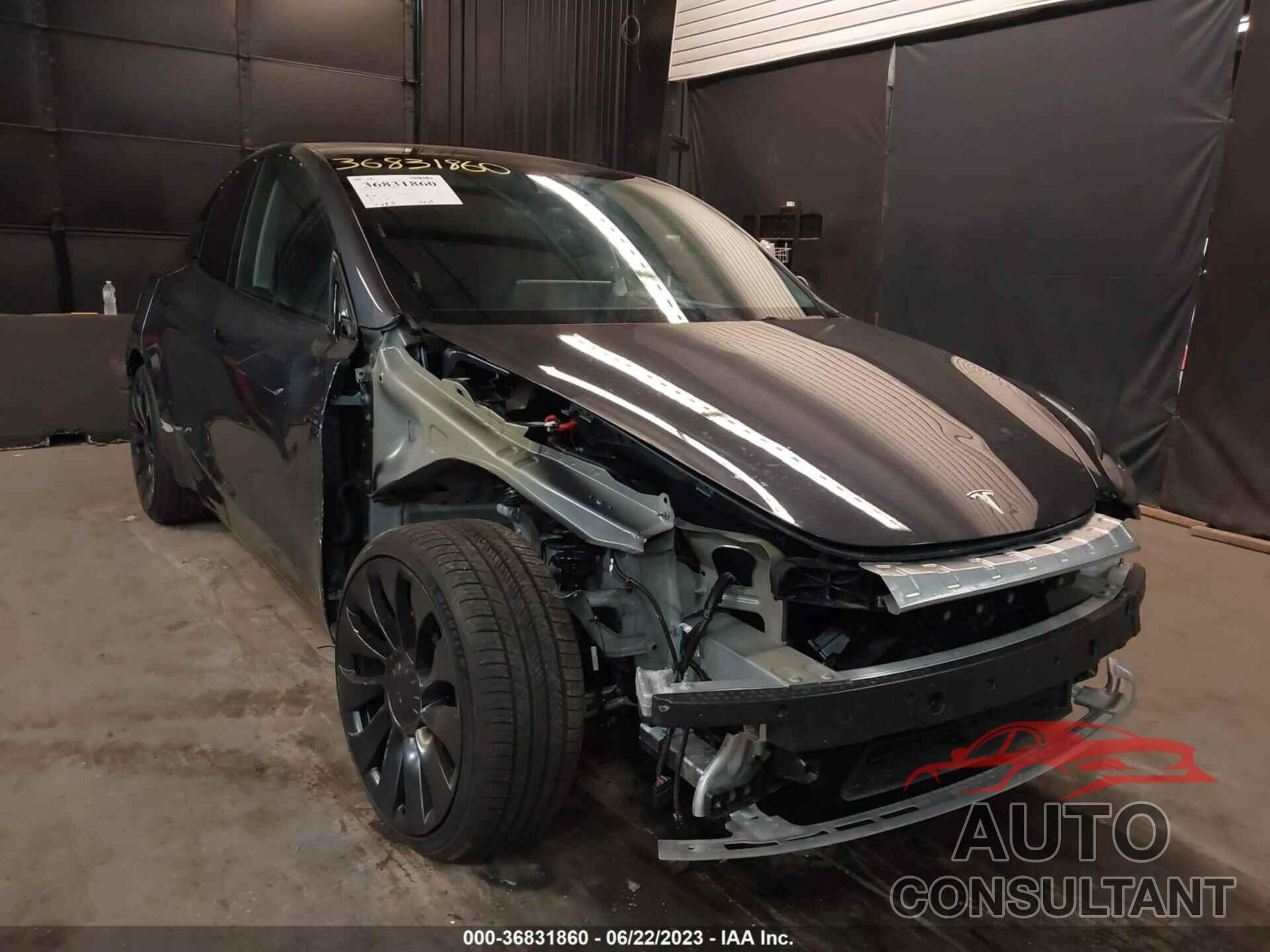 TESLA MODEL Y 2022 - 7SAYGDEF2NF544224
