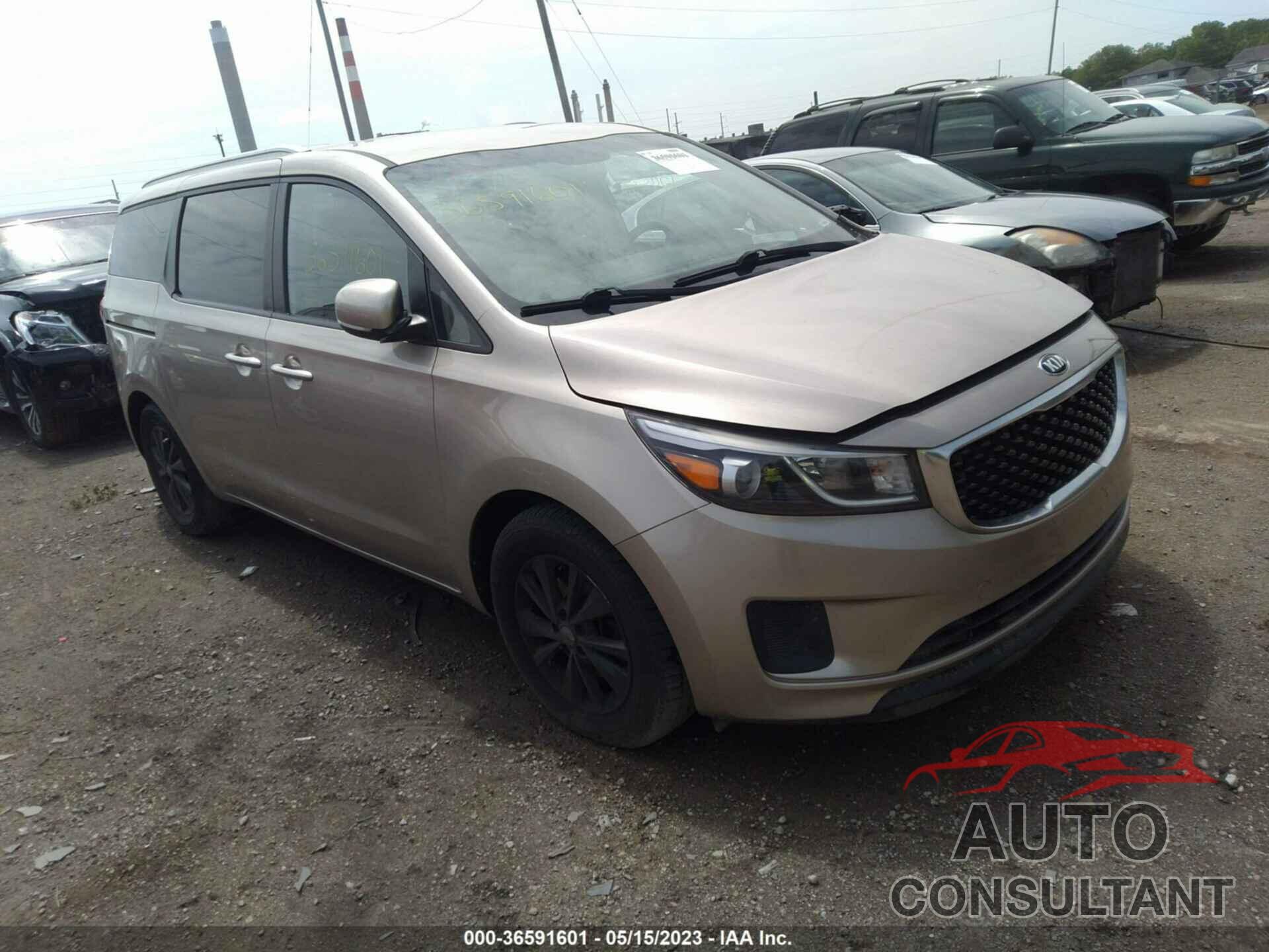 KIA SEDONA 2016 - KNDMB5C11G6199905