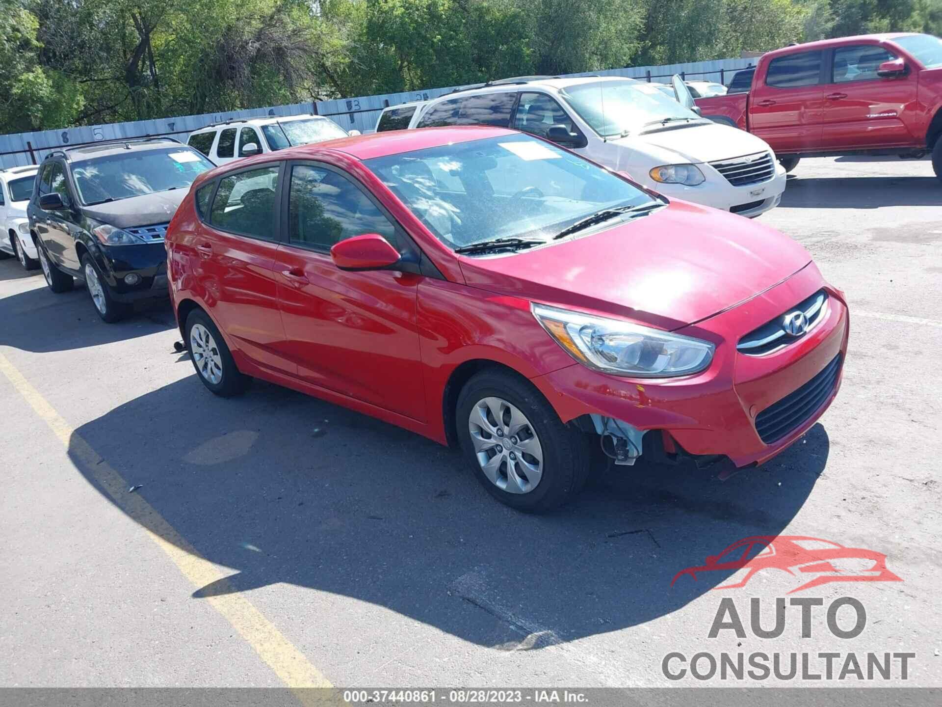 HYUNDAI ACCENT 2017 - KMHCT5AE7HU349782