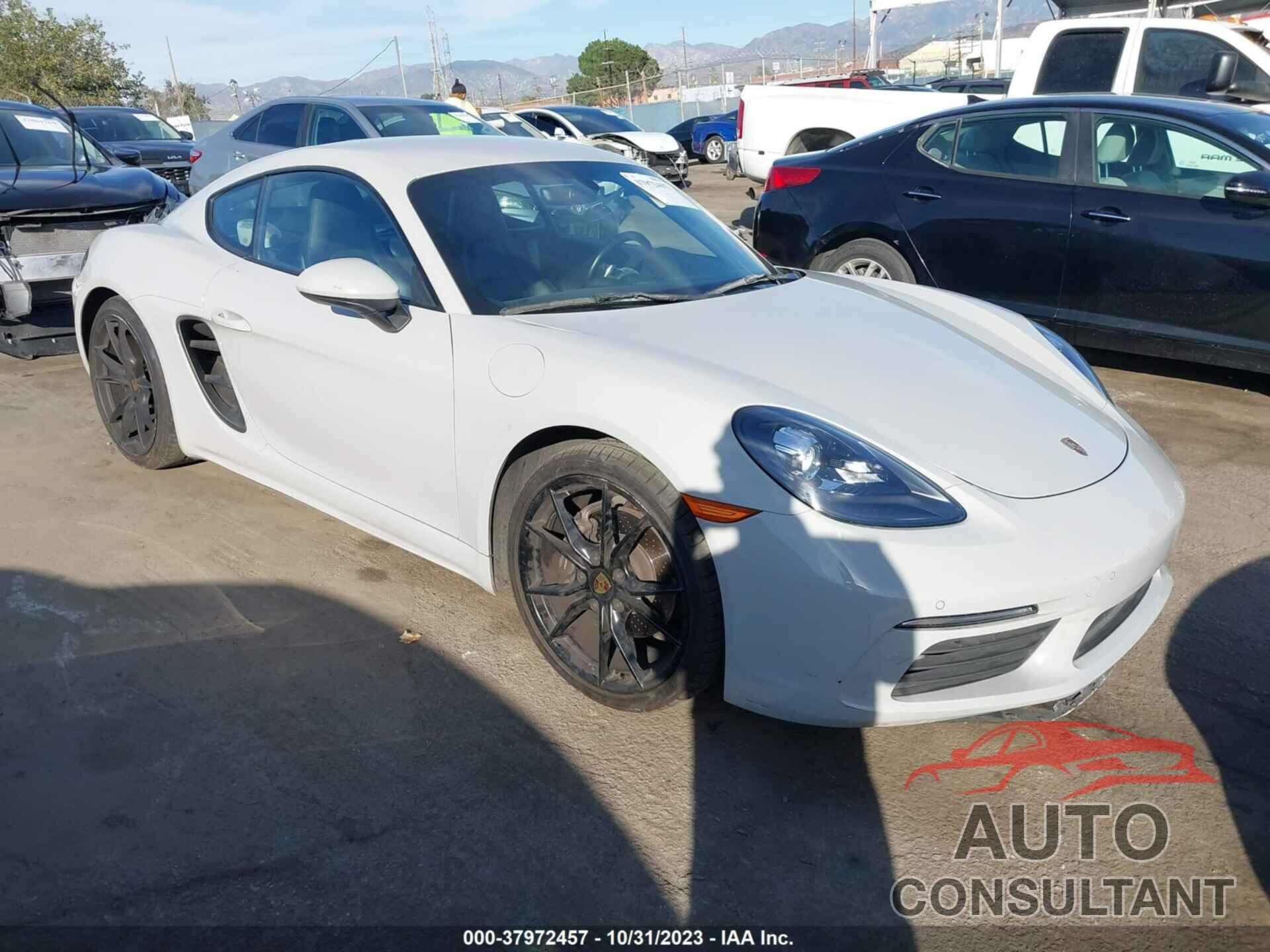 PORSCHE 718 CAYMAN 2019 - WP0AA2A81KS261288