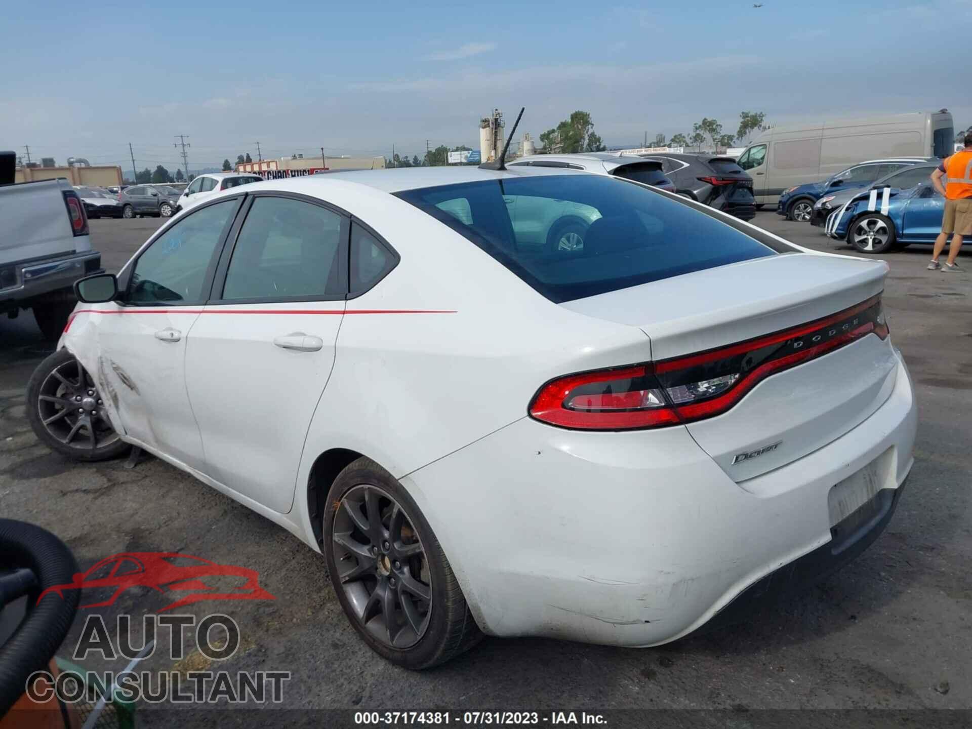 DODGE DART 2016 - 1C3CDFAA2GD578748