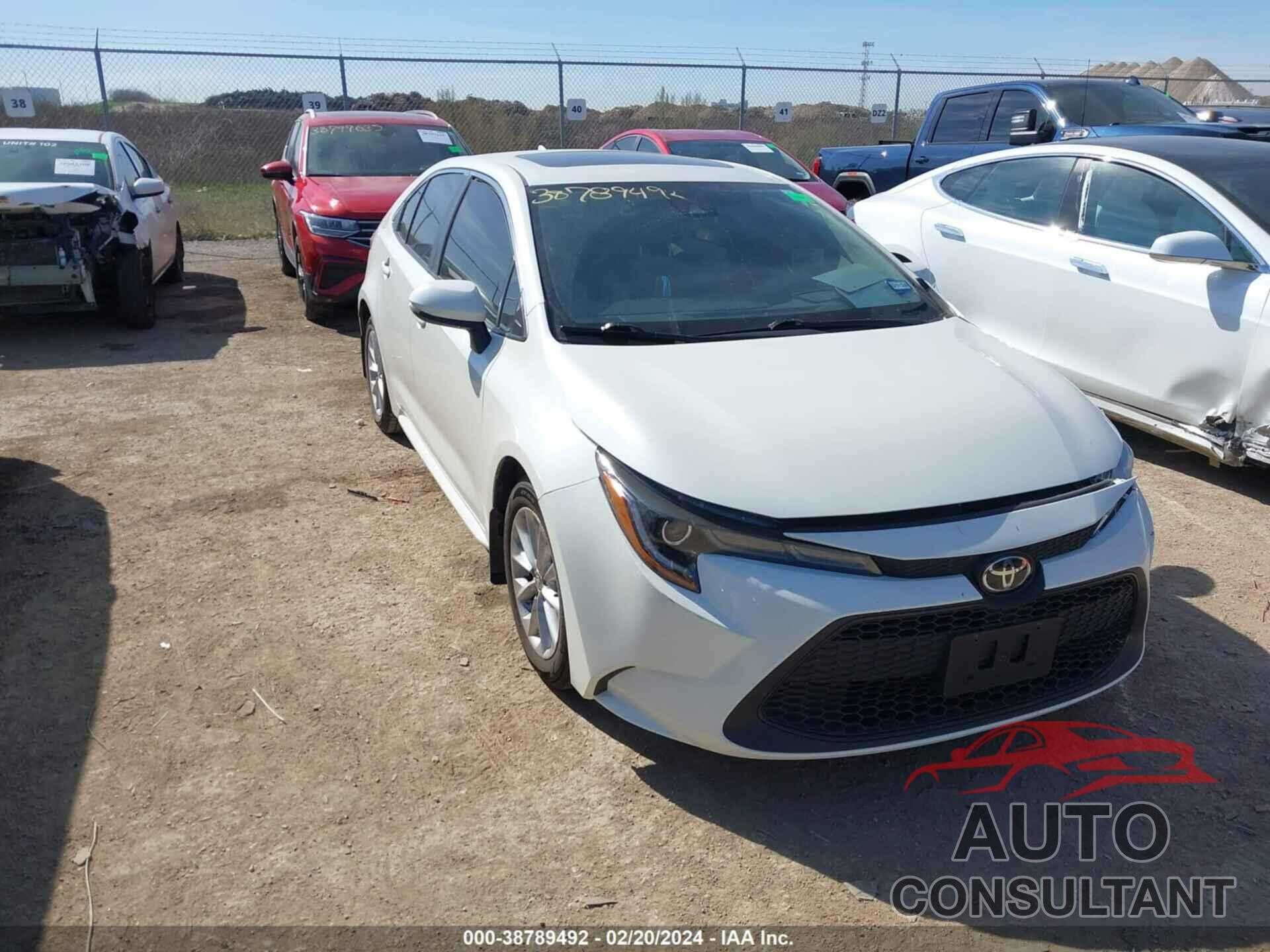 TOYOTA COROLLA 2020 - JTDFPRAE5LJ040335