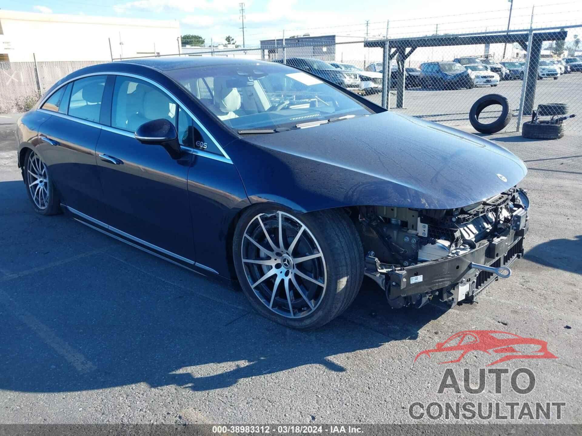 MERCEDES-BENZ EQS SEDAN 2022 - W1KCG2DBXNA014110