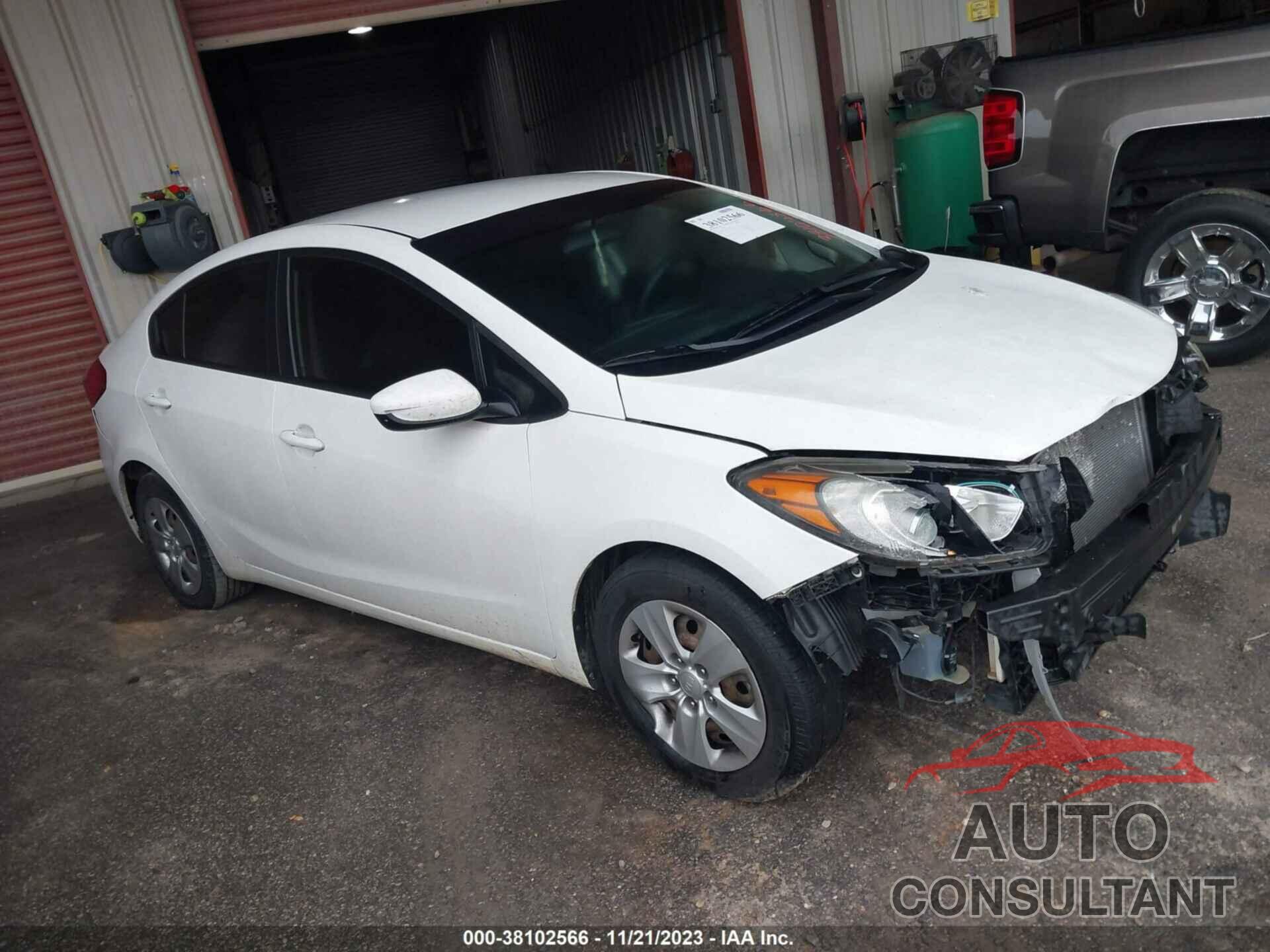 KIA FORTE 2016 - KNAFK4A64G5459458