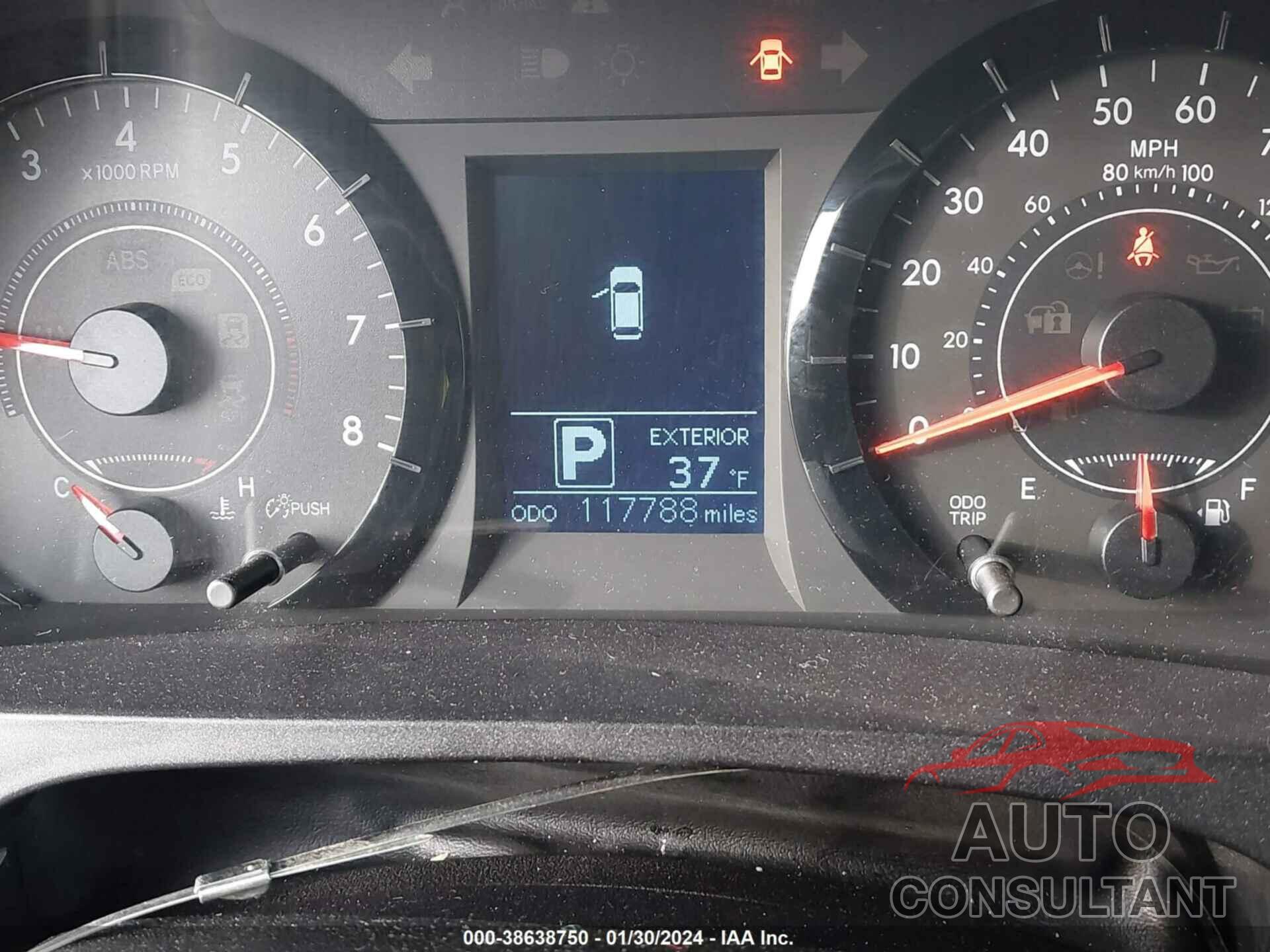 TOYOTA SIENNA 2017 - 5TDKZ3DC5HS852518