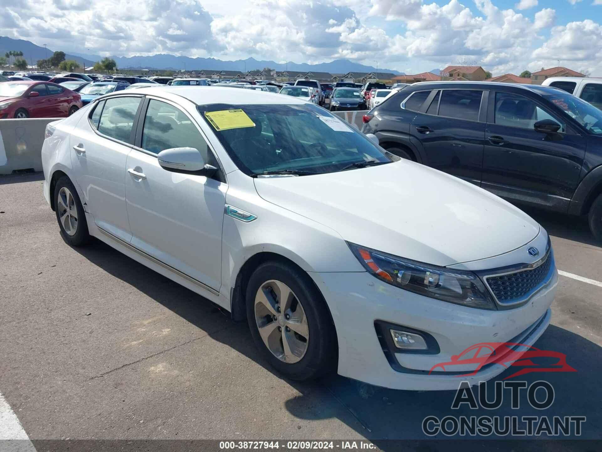 KIA OPTIMA HYBRID 2016 - KNAGM4AD3G5096387