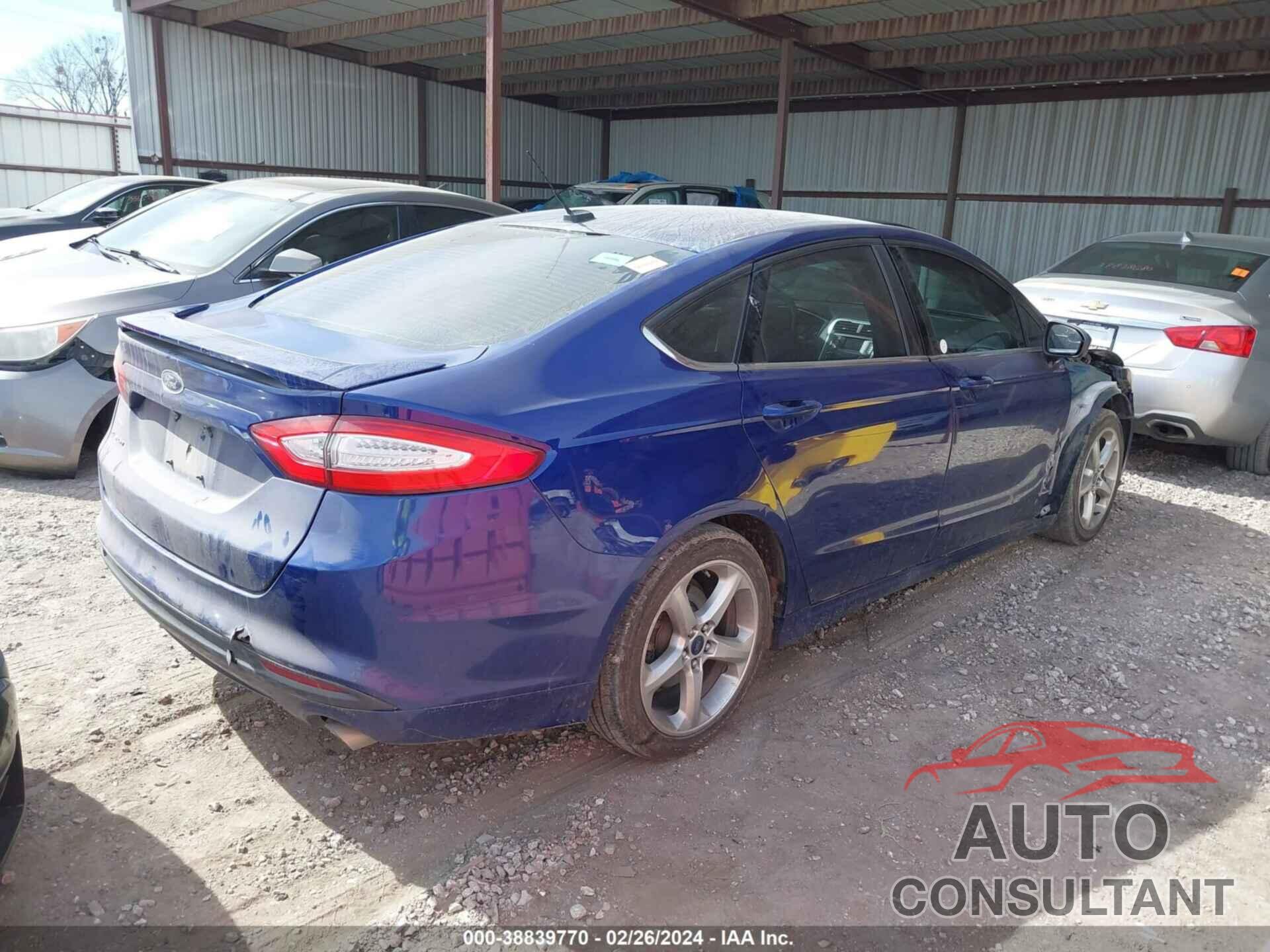 FORD FUSION 2016 - 3FA6P0G78GR246058