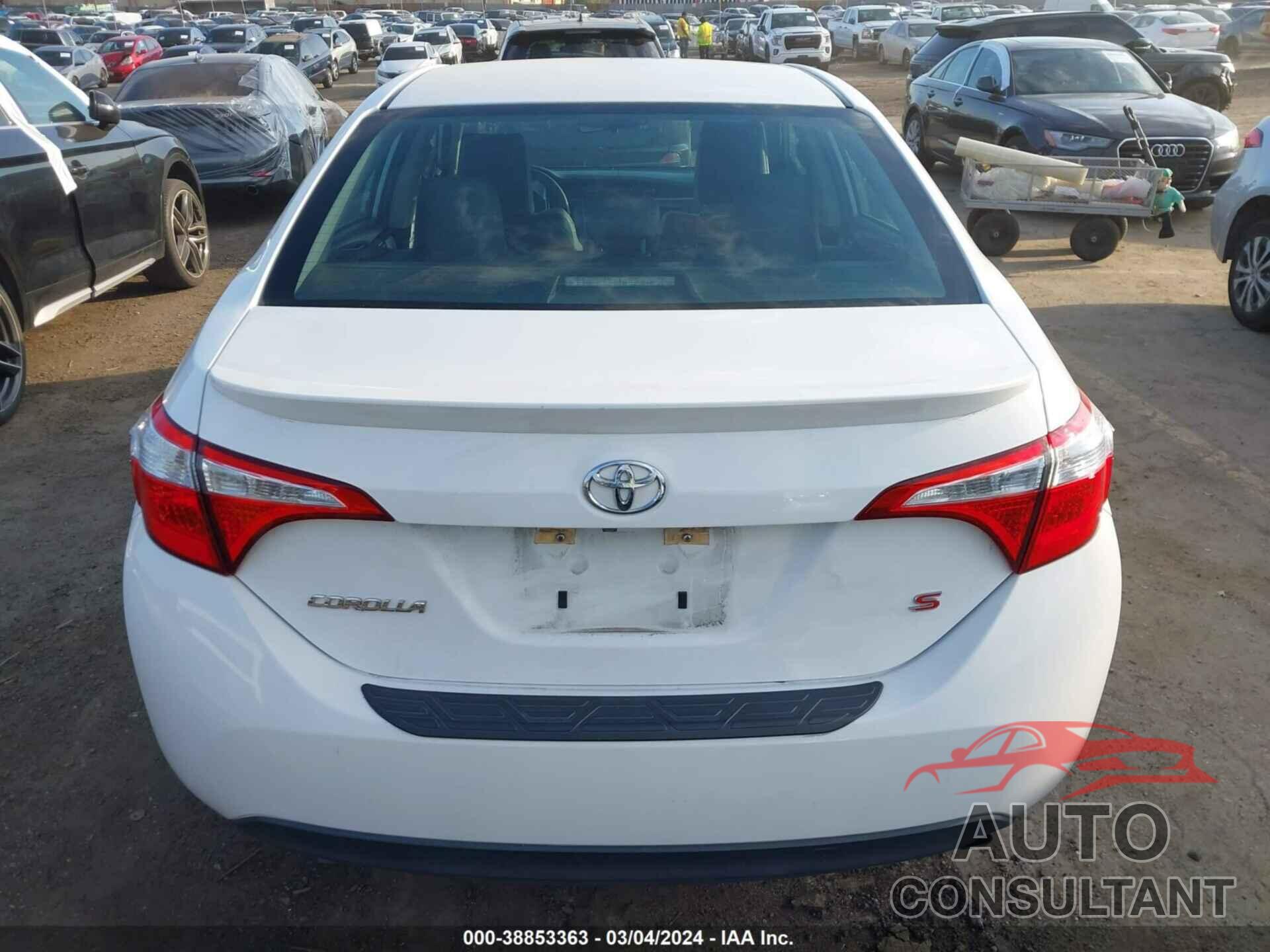 TOYOTA COROLLA 2016 - 5YFBURHE2GP426175