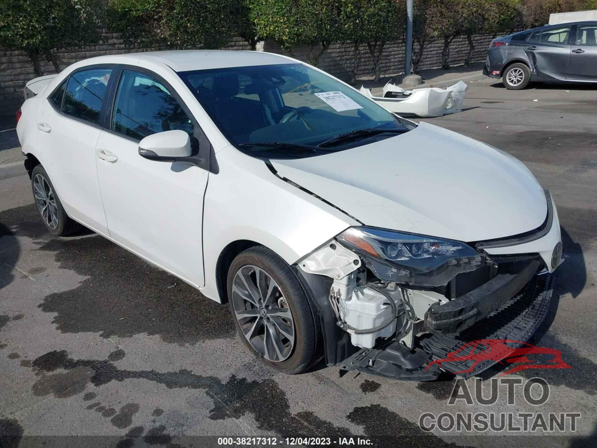 TOYOTA COROLLA 2019 - 5YFBURHE4KP870389