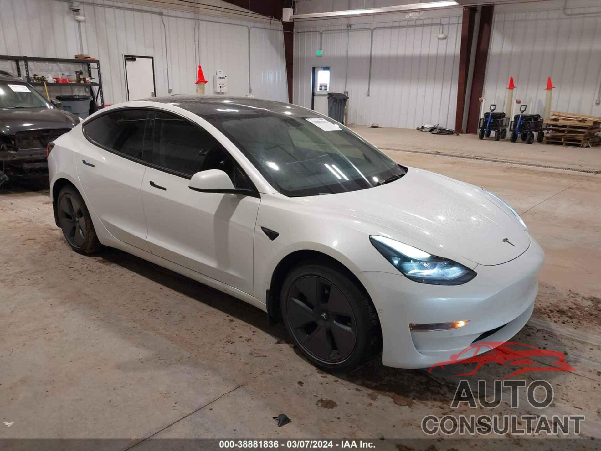 TESLA MODEL 3 2022 - 5YJ3E1EB1NF272662