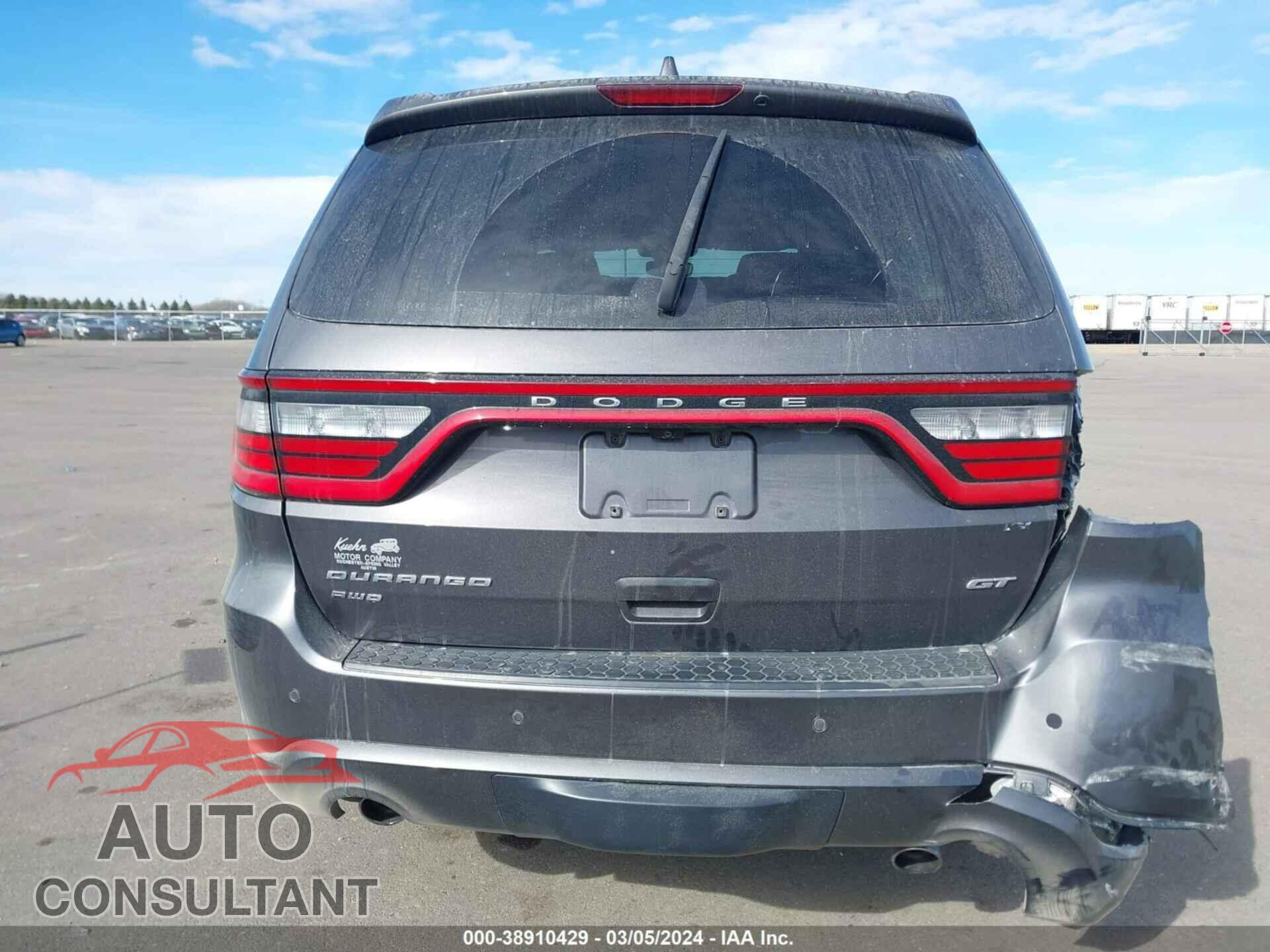 DODGE DURANGO 2017 - 1C4RDJDGXHC860586