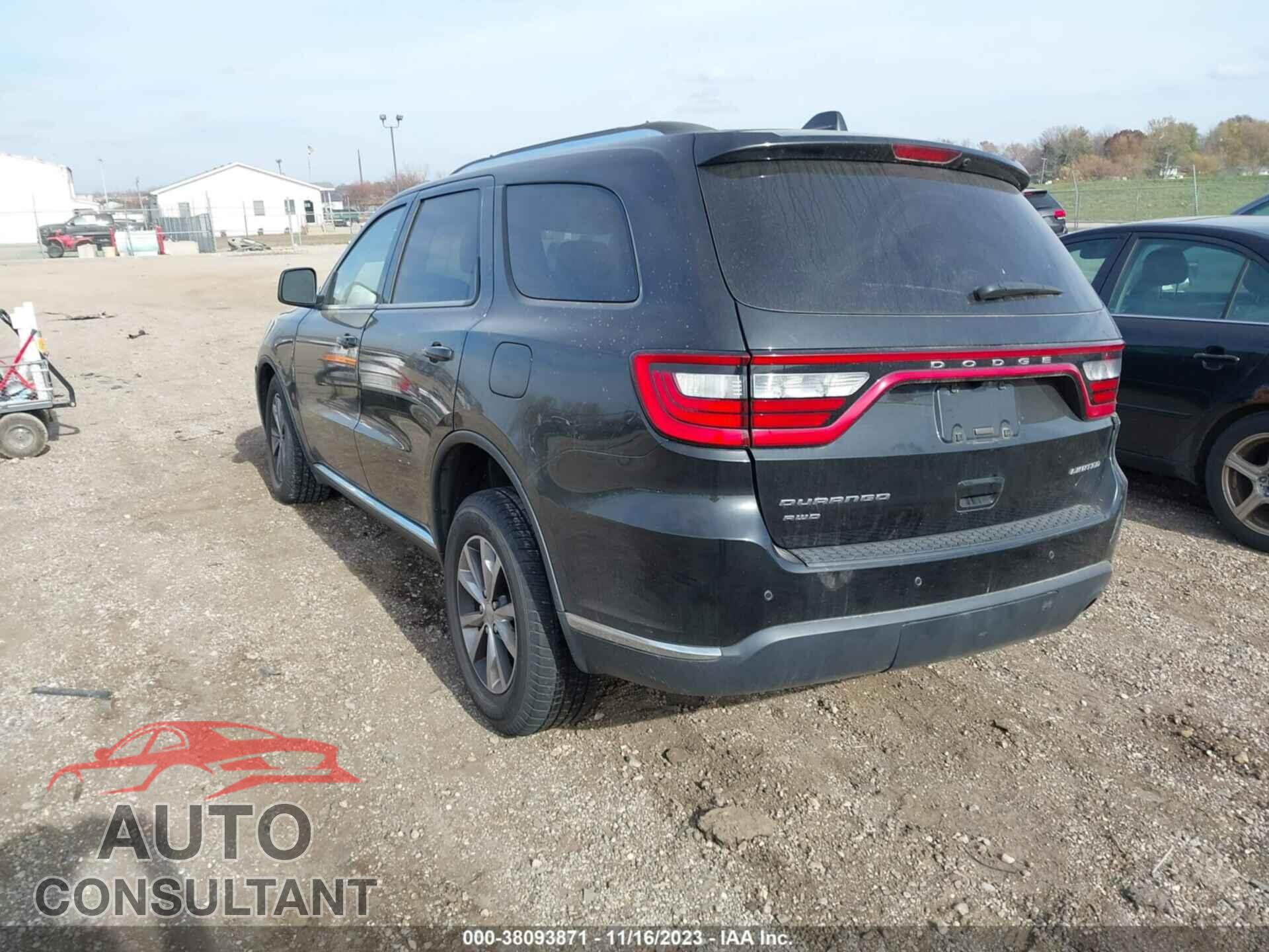 DODGE DURANGO 2016 - 1C4RDJDG7GC331112