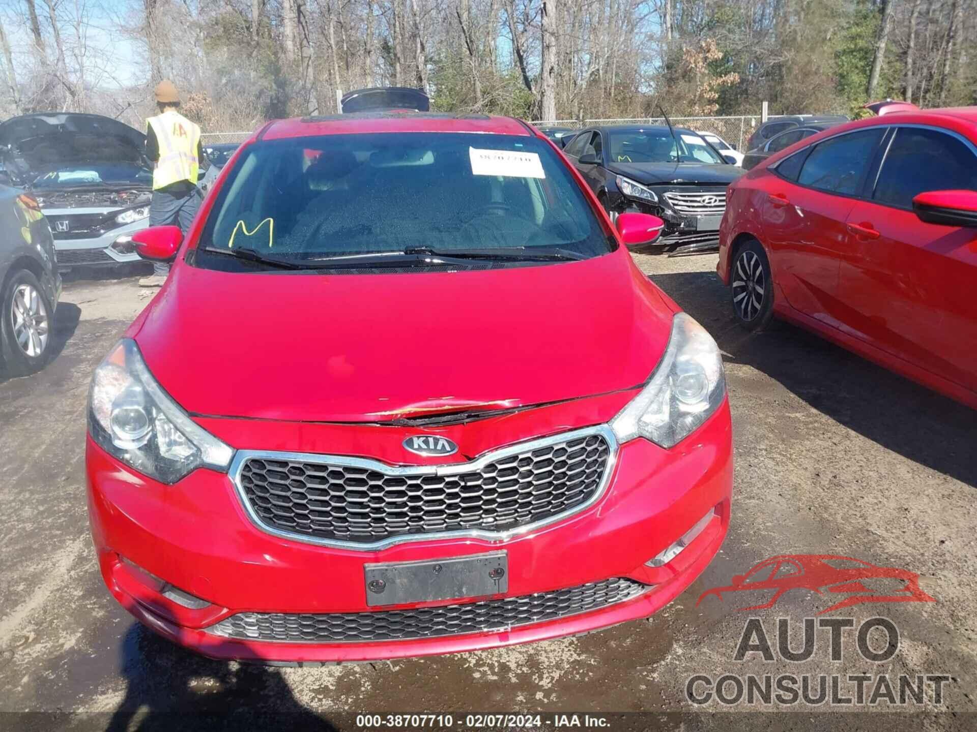 KIA FORTE 2016 - KNAFZ4A80G5447787