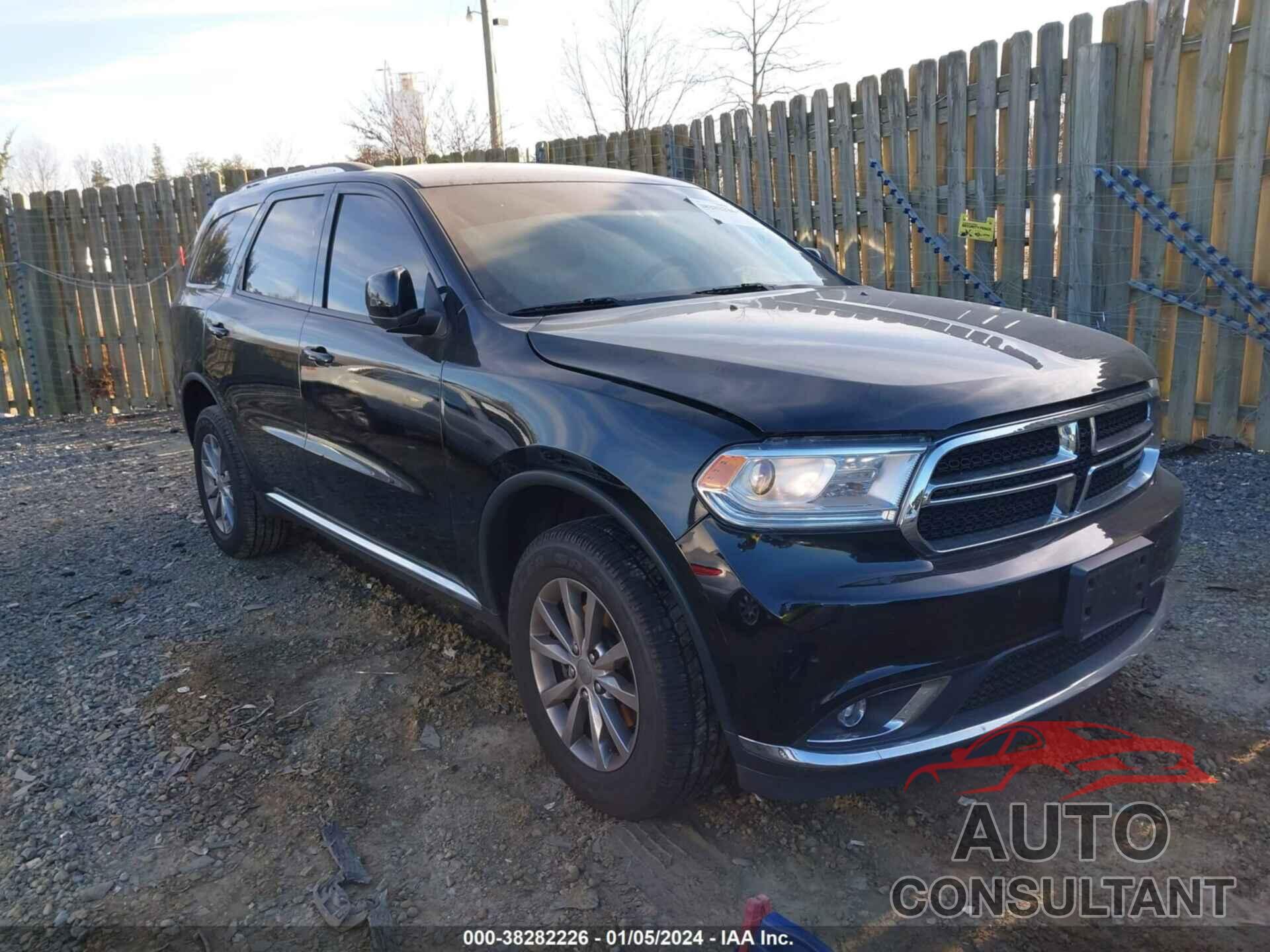 DODGE DURANGO 2017 - 1C4RDJAG0HC680943
