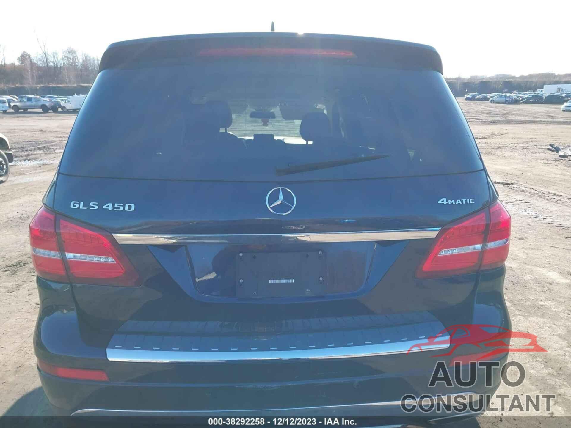 MERCEDES-BENZ GLS 450 2017 - 4JGDF6EE1HA925931