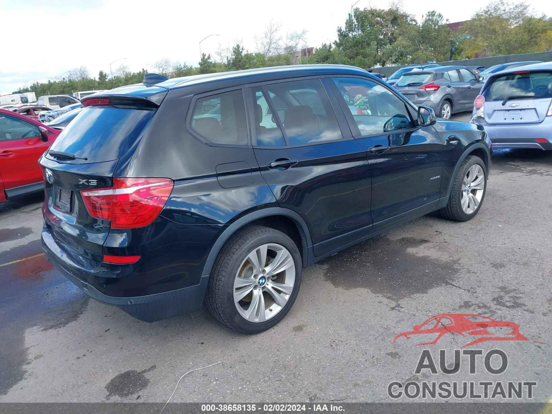 BMW X3 2016 - 5UXWX9C57G0D74053