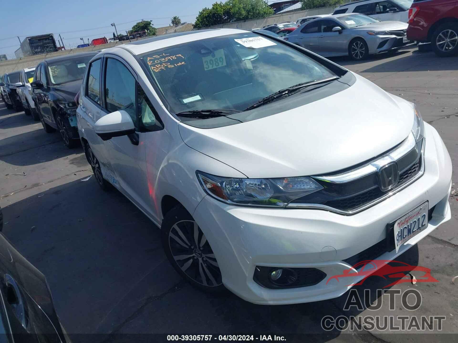 HONDA FIT 2019 - 3HGGK5H89KM712301