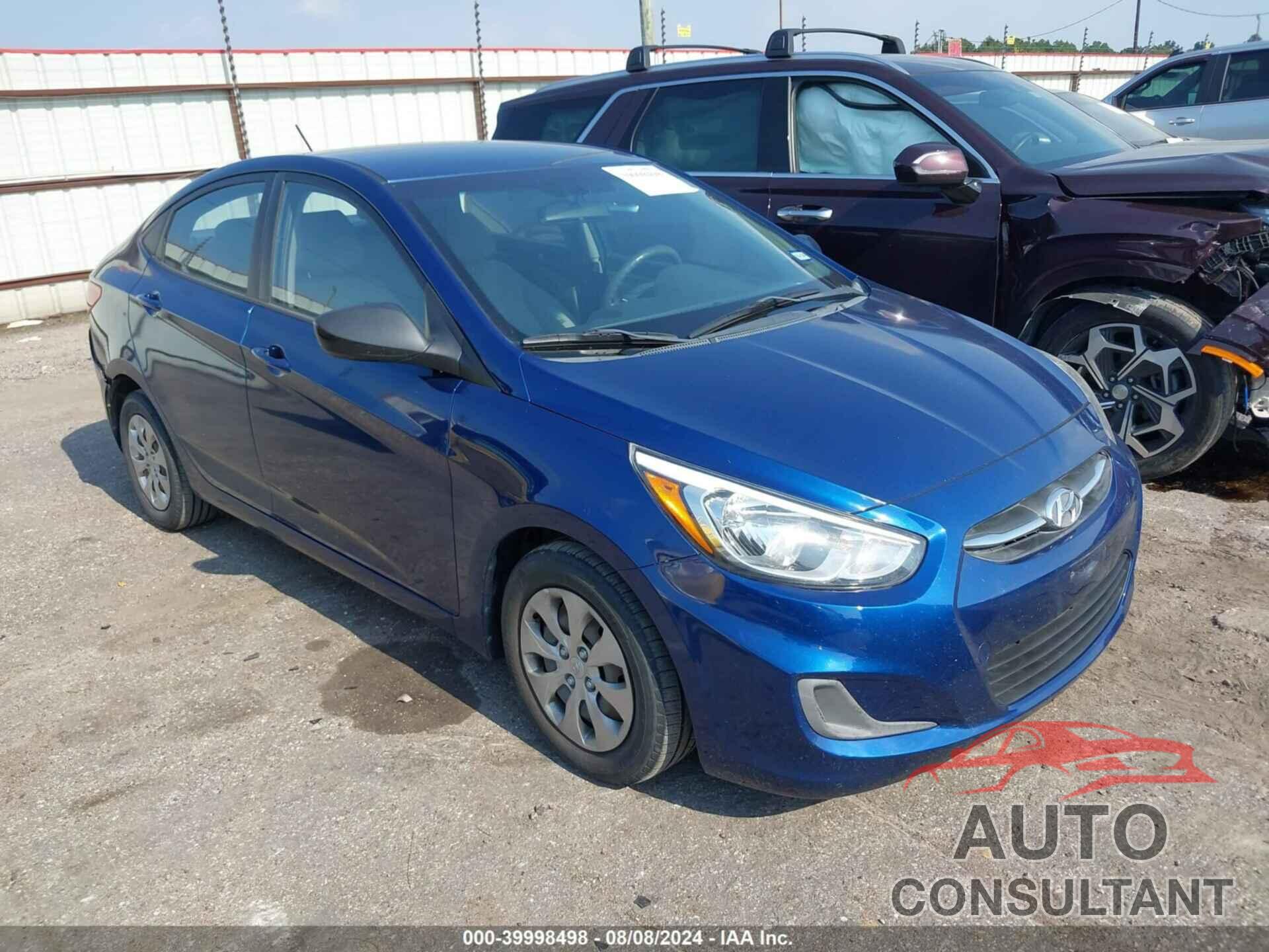 HYUNDAI ACCENT 2016 - KMHCT4AE9GU004732