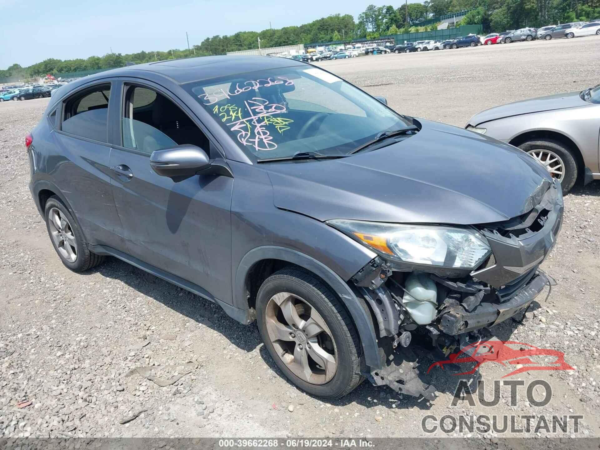 HONDA HR-V 2016 - 3CZRU6H54GM721115