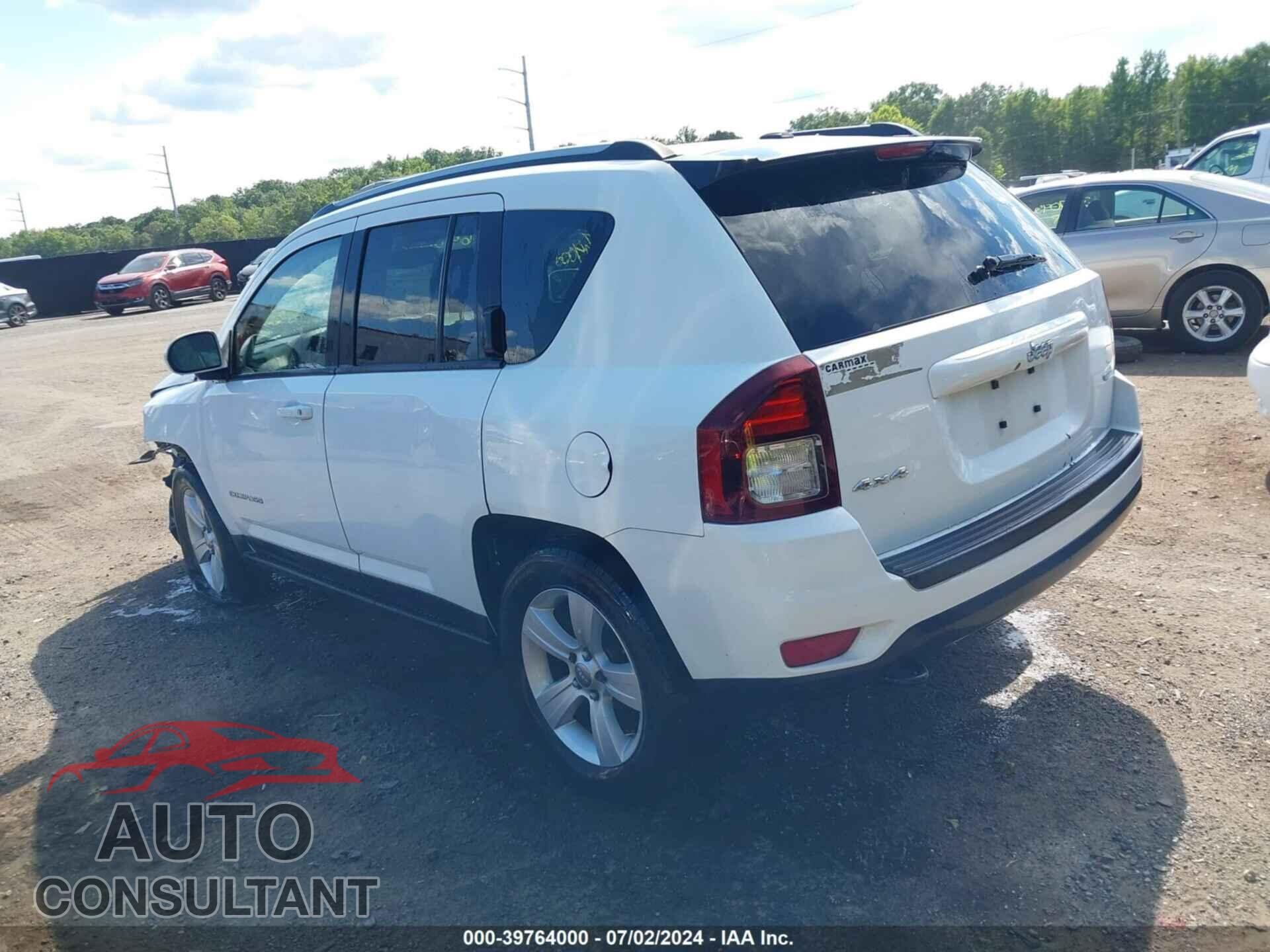 JEEP COMPASS 2017 - 1C4NJDEB8HD108908