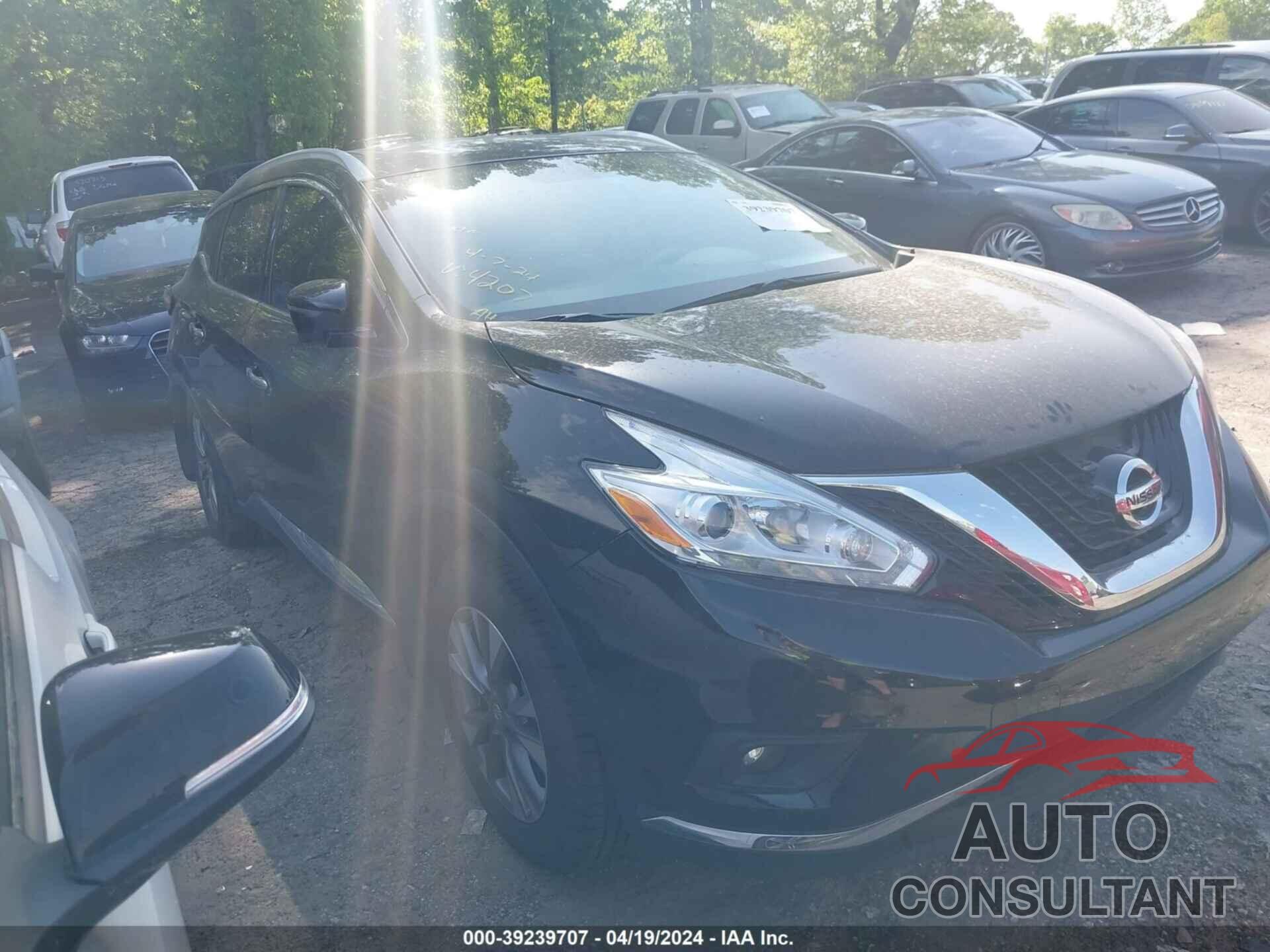 NISSAN MURANO 2017 - 5N1AZ2MGXHN114207