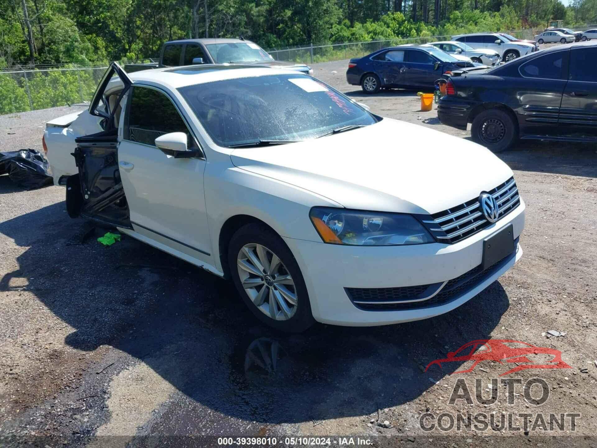 VOLKSWAGEN PASSAT 2012 - 1VWCH7A39CC038849