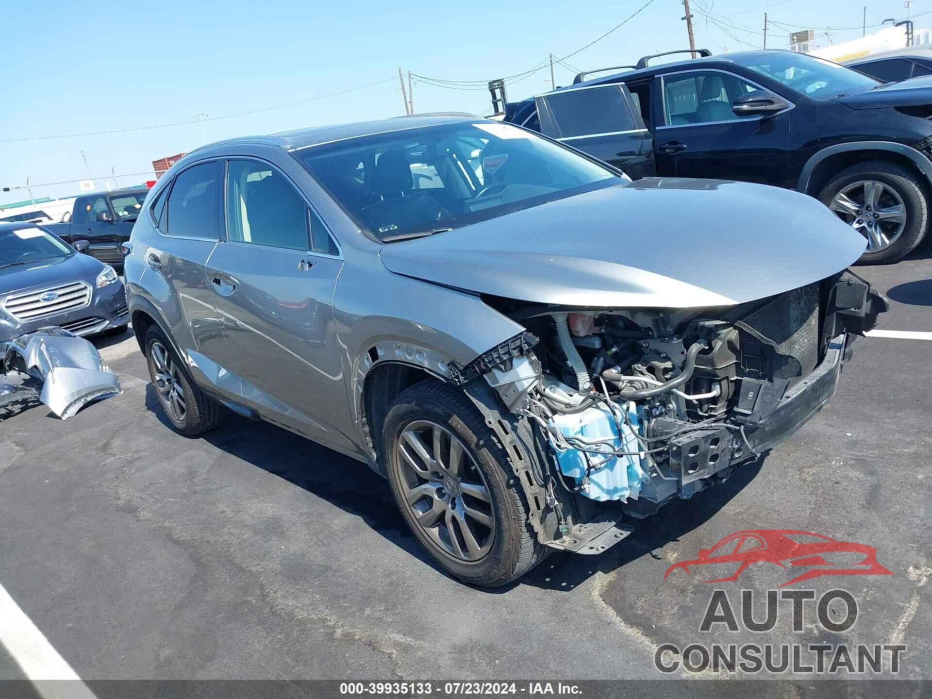 LEXUS NX 200T 2016 - JTJYARBZ2G2029687