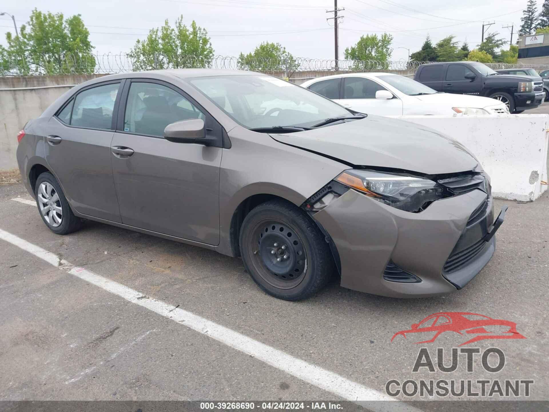 TOYOTA COROLLA 2019 - 2T1BURHE5KC235603
