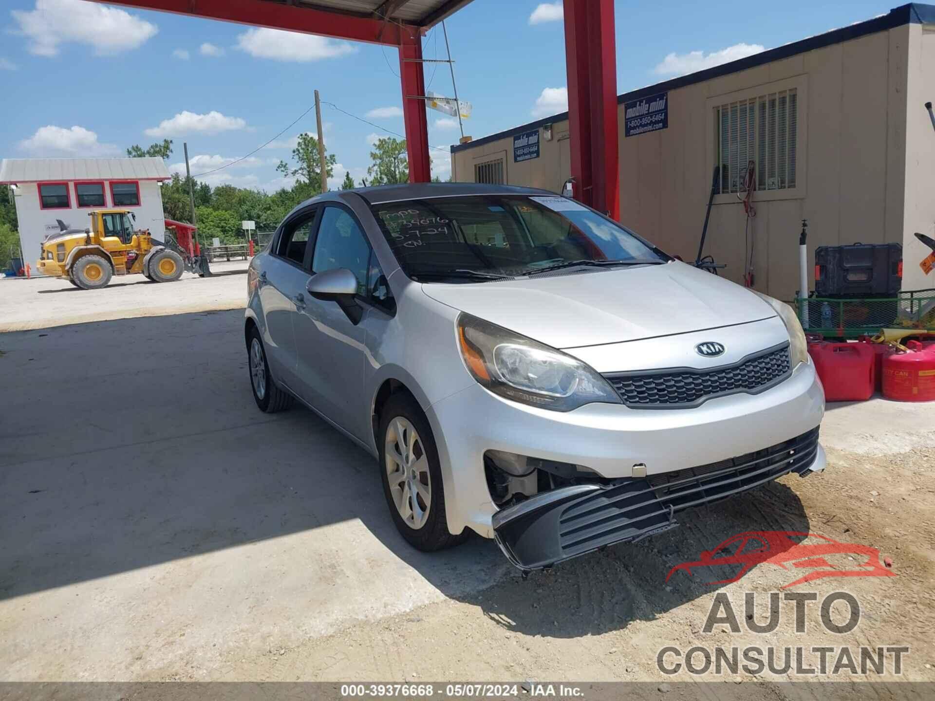 KIA RIO 2016 - KNADM4A30G6634127