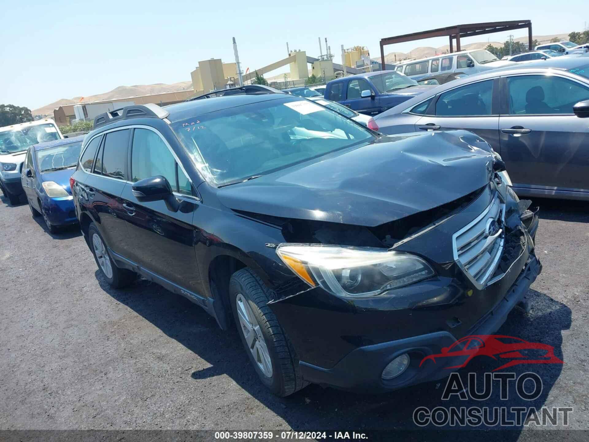 SUBARU OUTBACK 2017 - 4S4BSAHC5H3217542